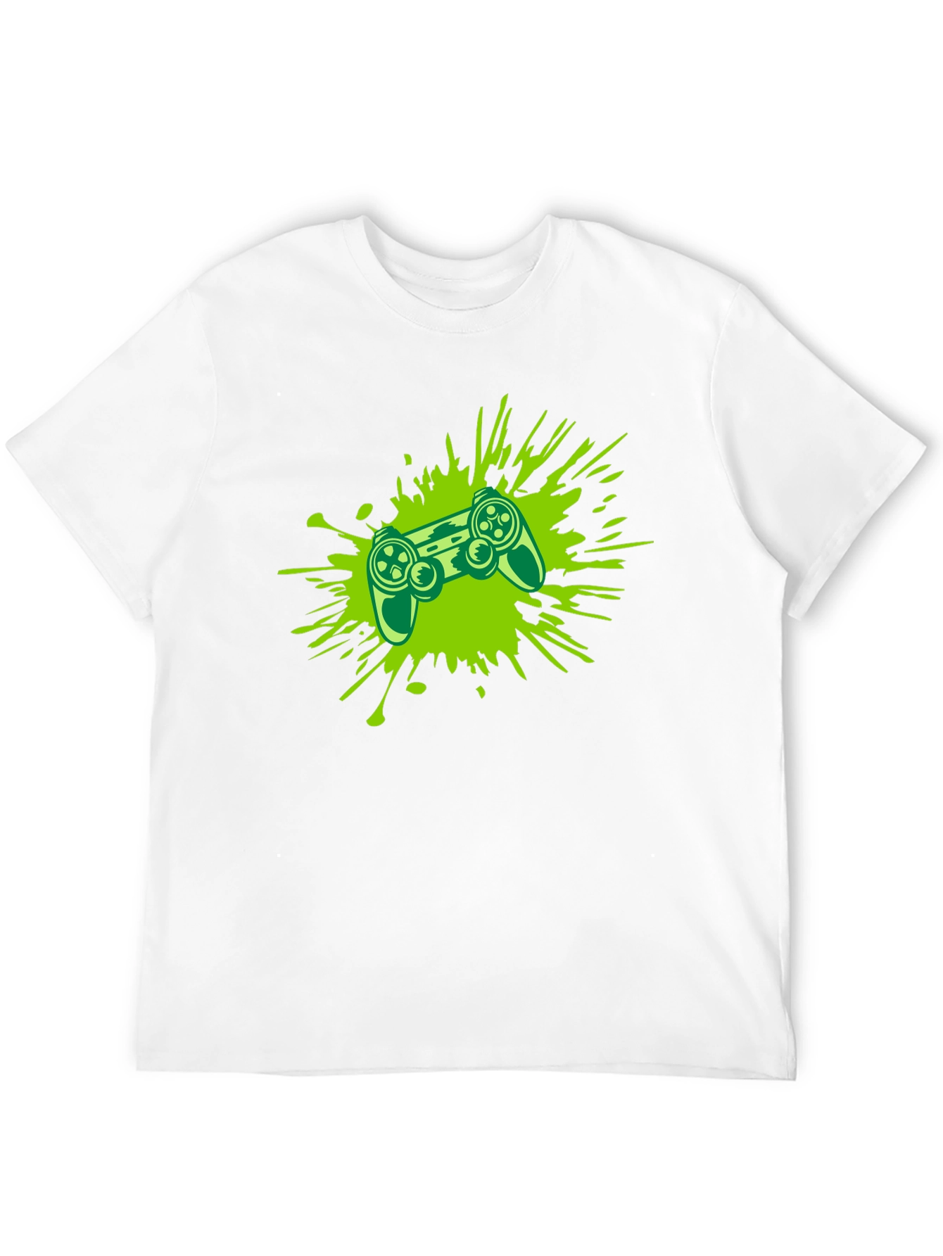 Gaming Controller Splash Tee - Black