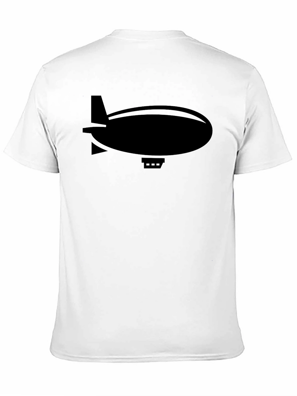 Airship Graphic Tee - Black Cotton T-Shirt
