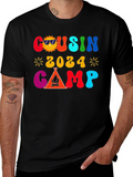 Cousin Camp 2024 Retro Graphic T-Shirt