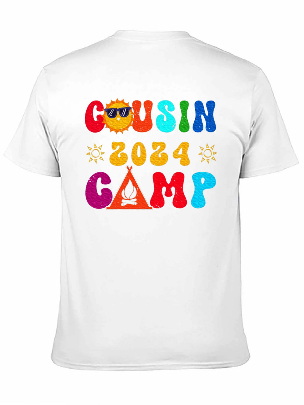 Cousin Camp 2024 Retro Graphic T-Shirt