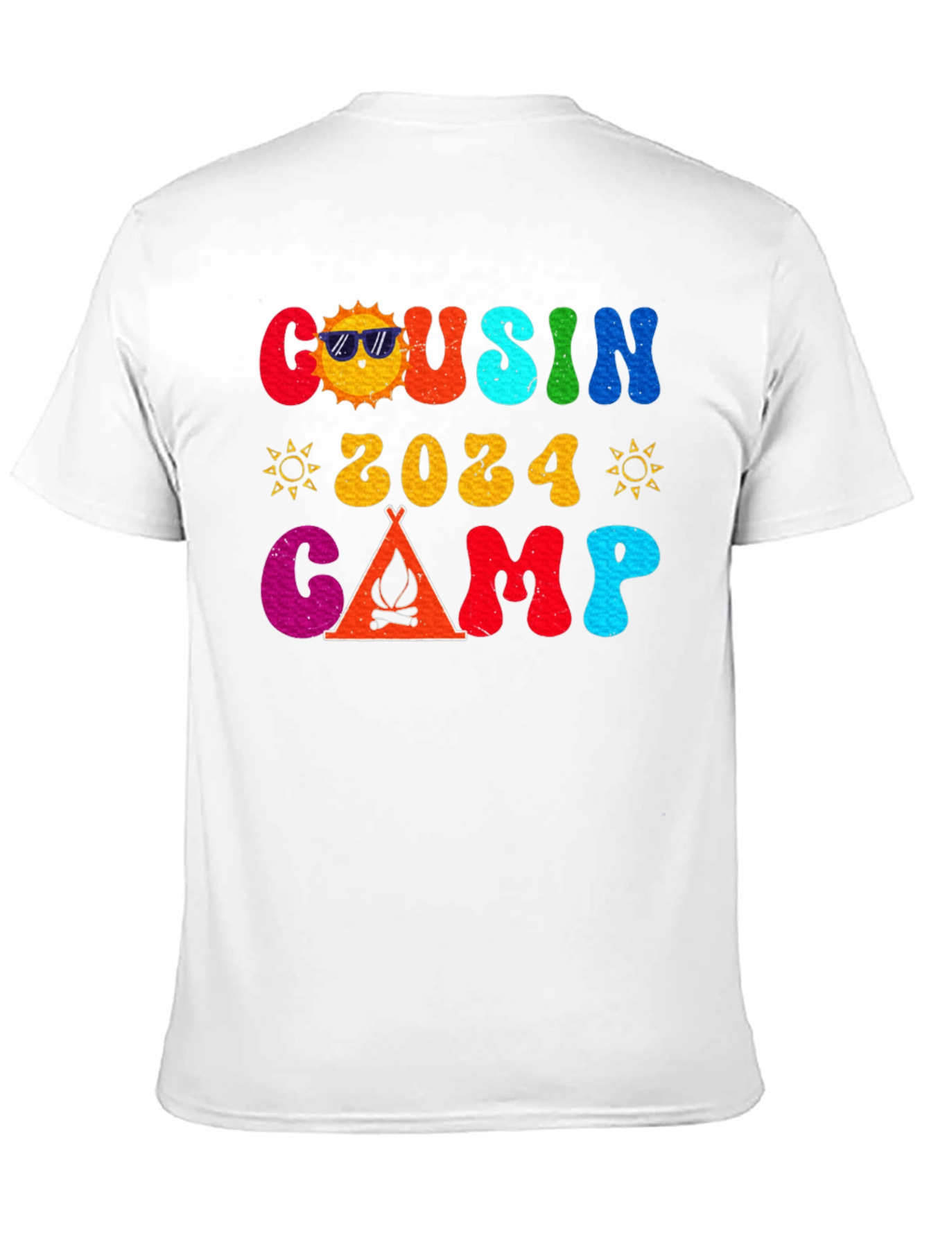 Cousin Camp 2024 Retro Graphic T-Shirt
