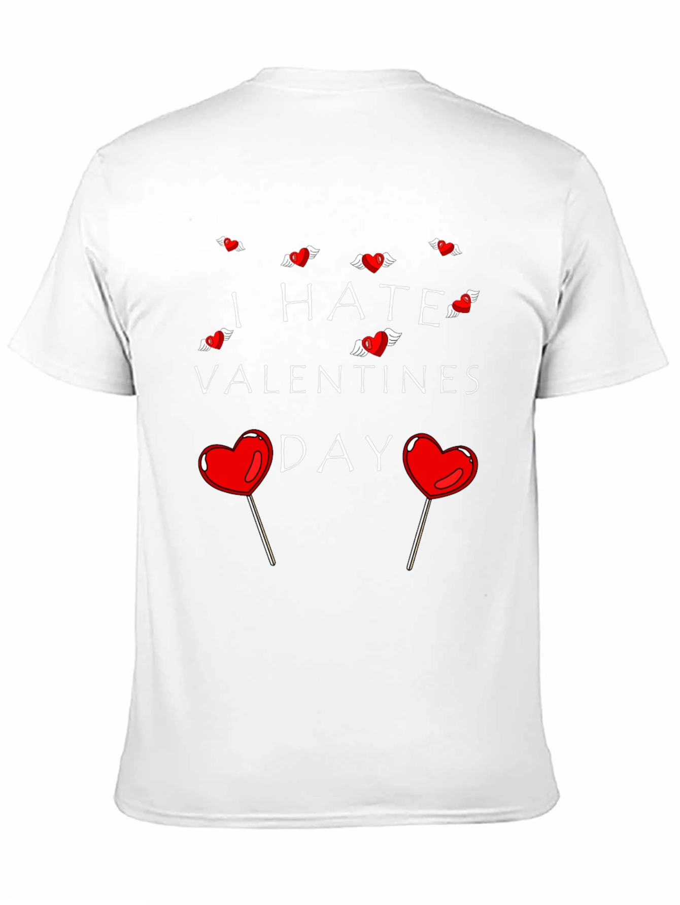 I Hate Valentines Day Graphic Tee