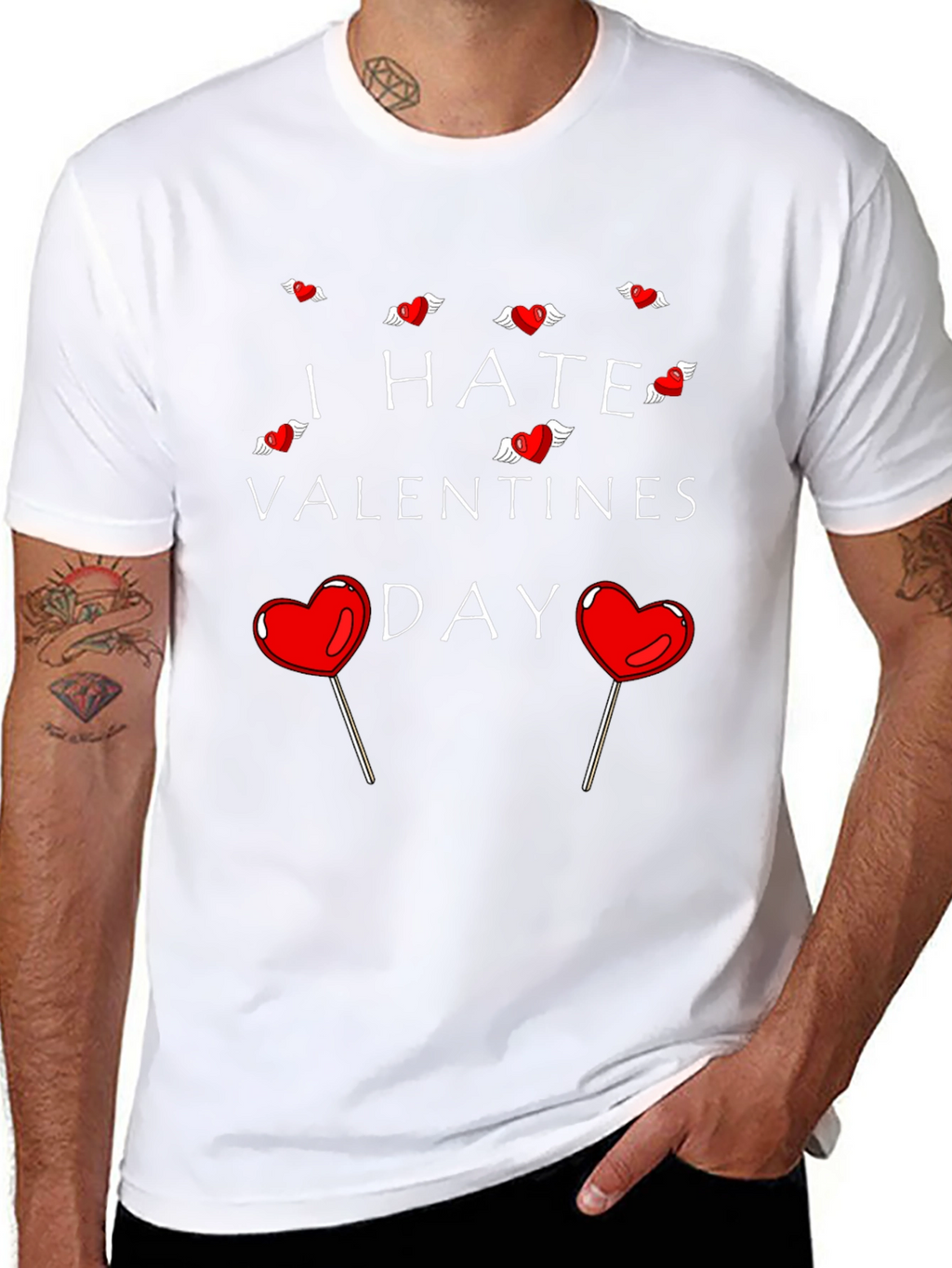 I Hate Valentines Day Graphic Tee