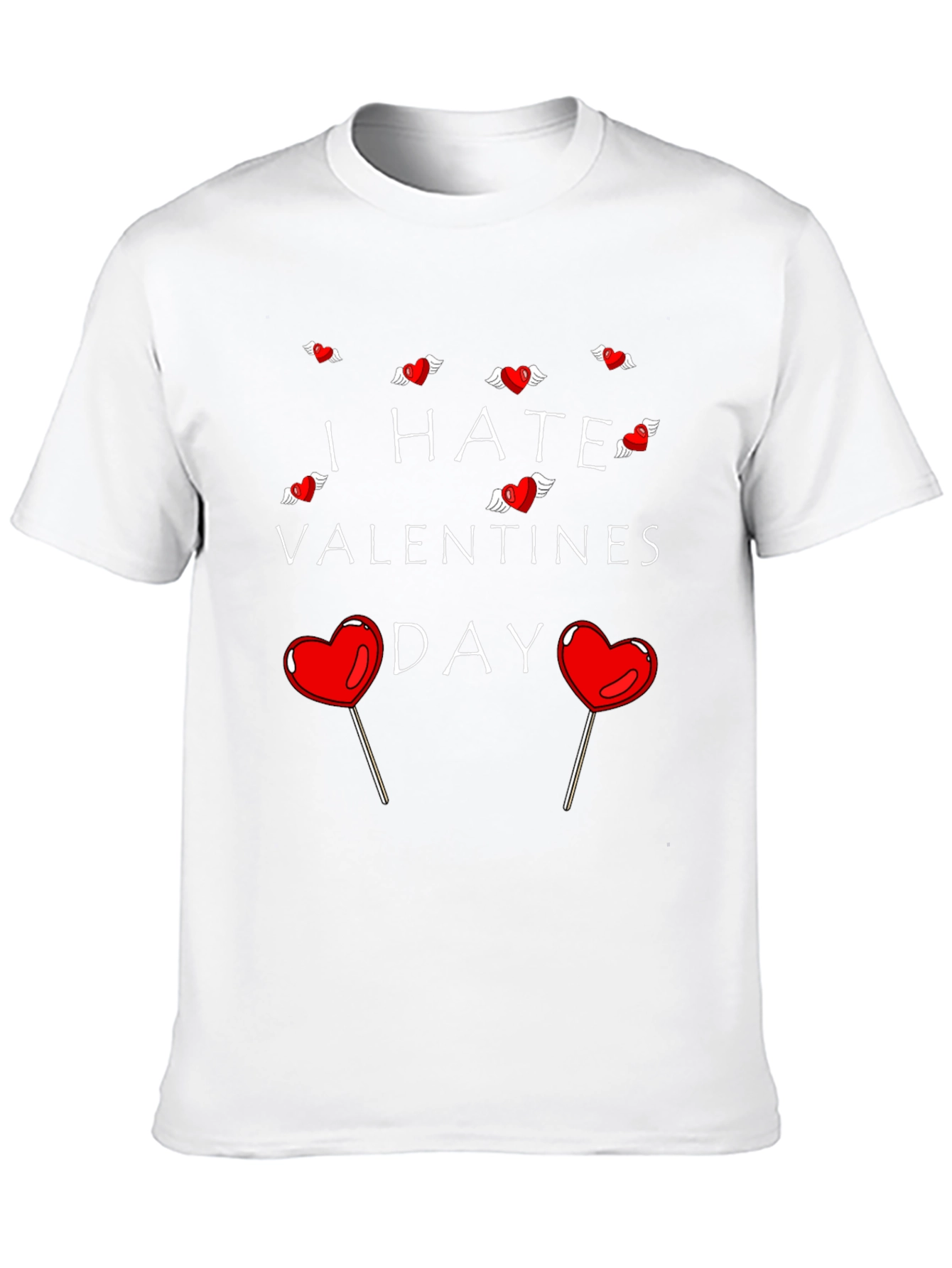 I Hate Valentines Day Graphic Tee