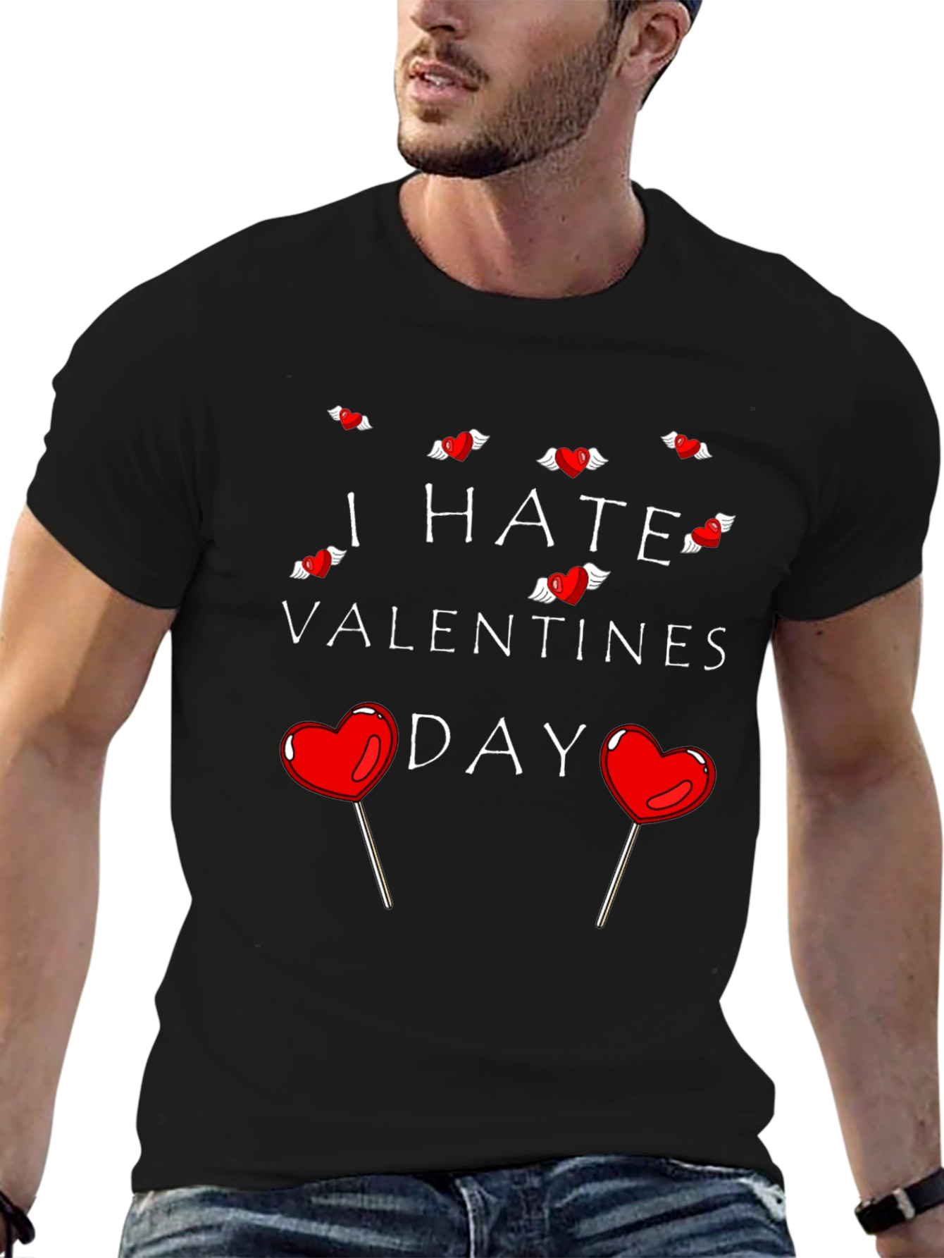 I Hate Valentines Day Graphic Tee