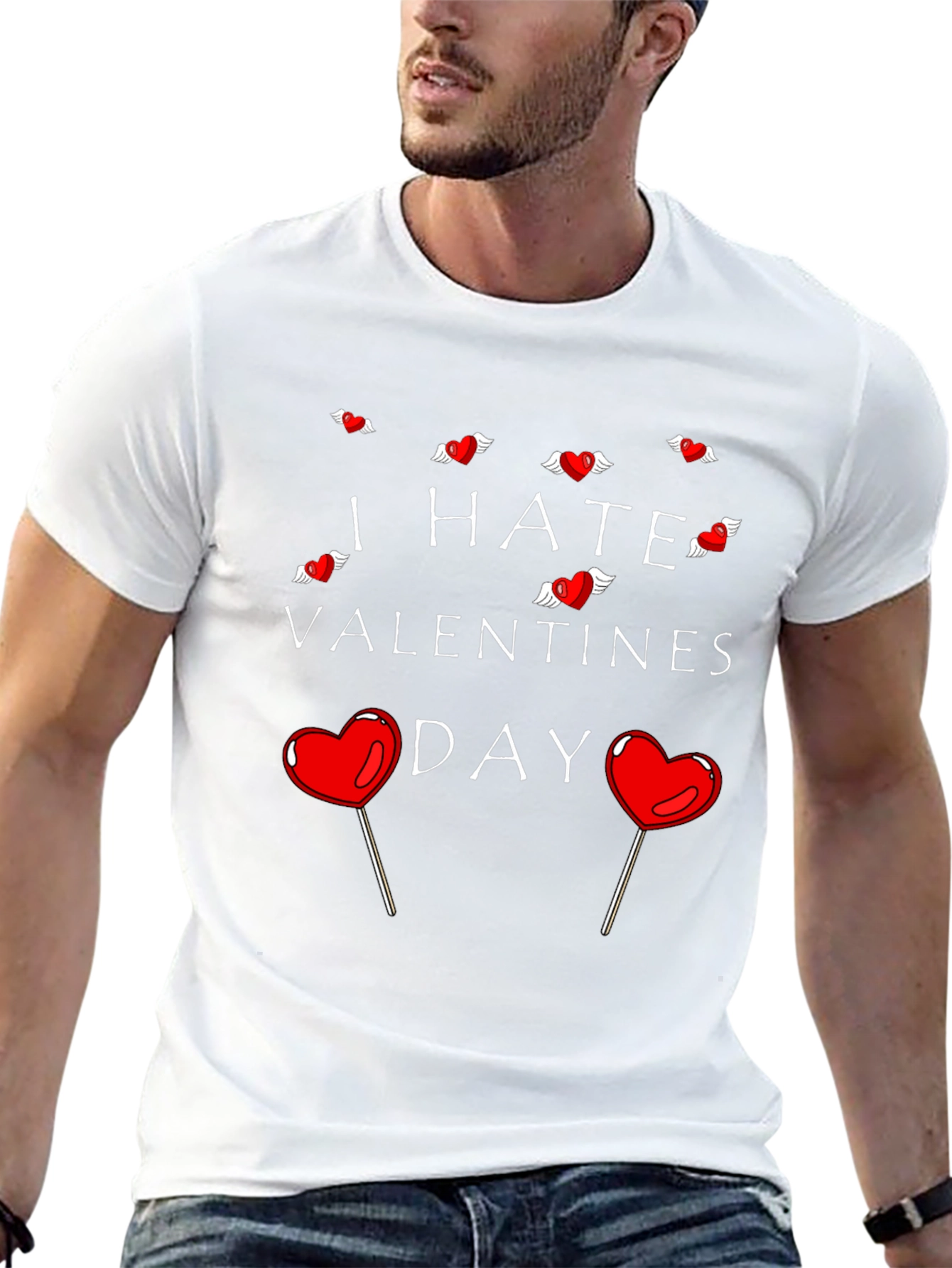 I Hate Valentines Day Graphic Tee