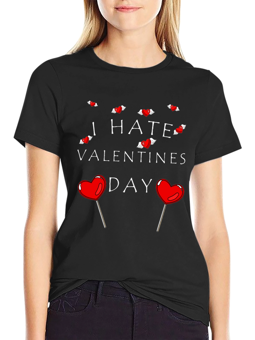 I Hate Valentines Day Graphic Tee