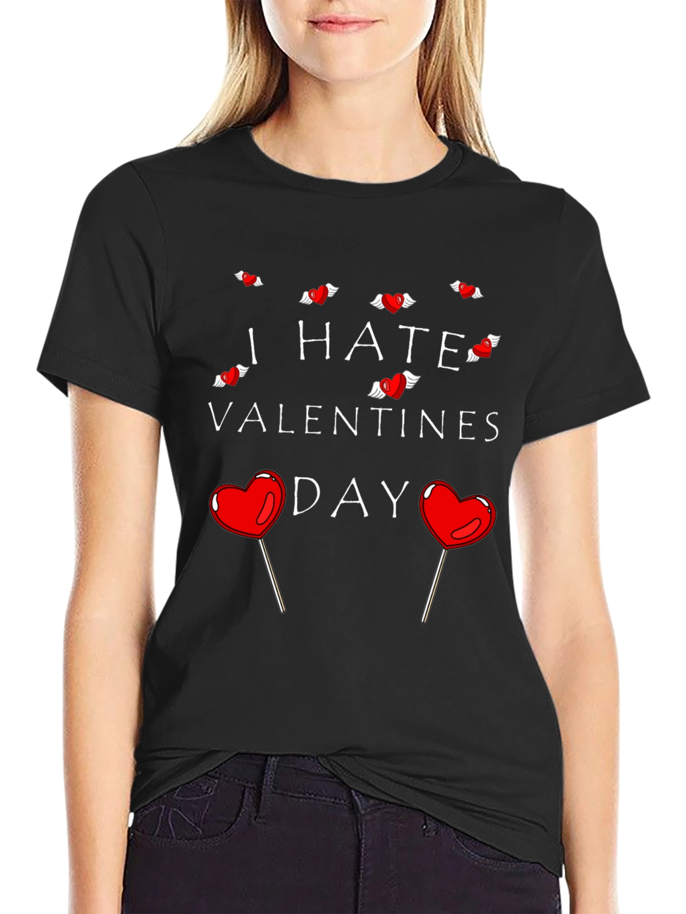 I Hate Valentines Day Graphic Tee
