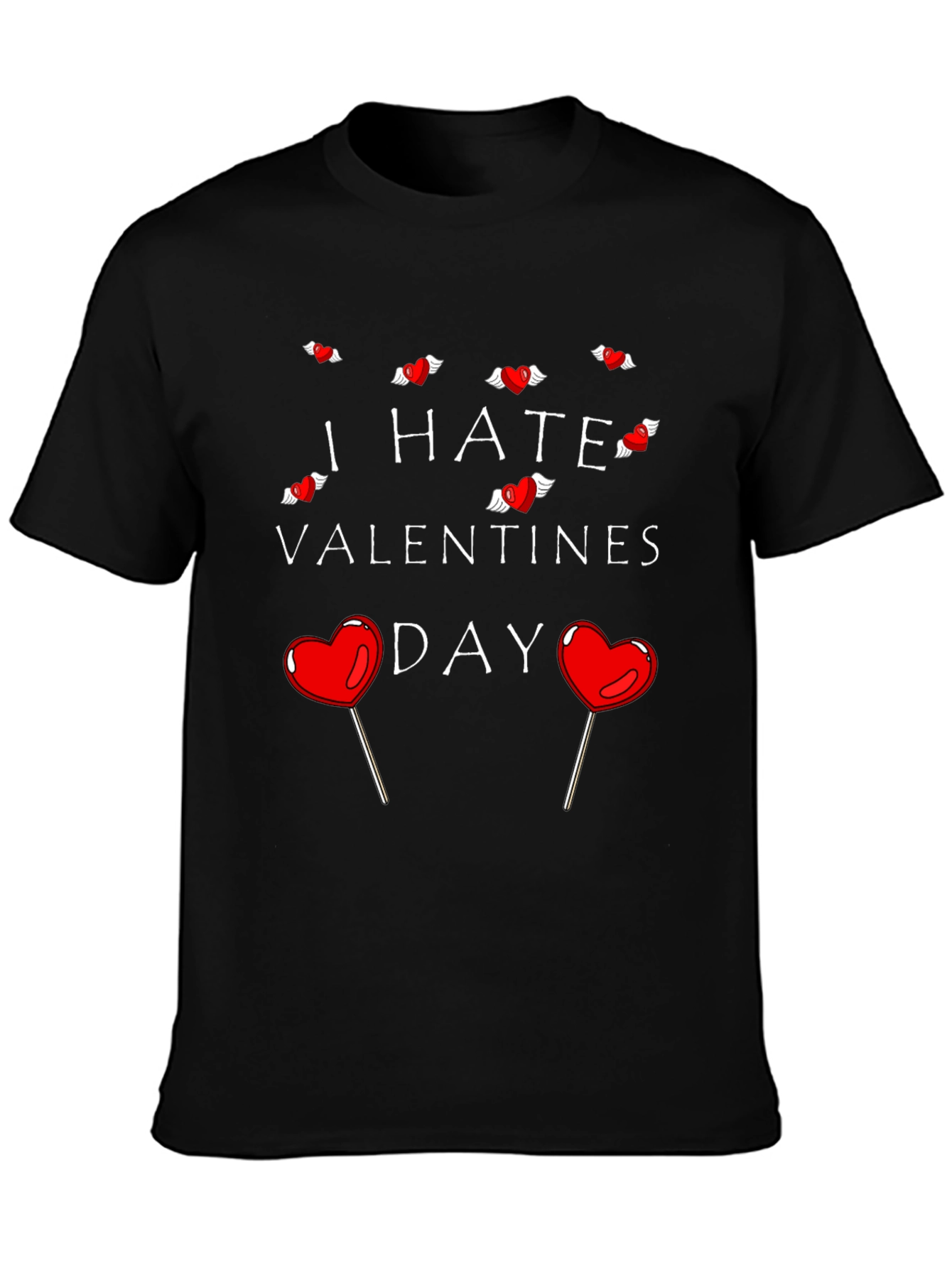 I Hate Valentines Day Graphic Tee