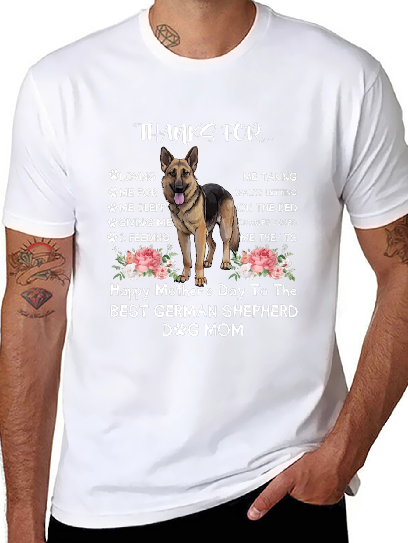 German Shepherd Dog Mom T-Shirt