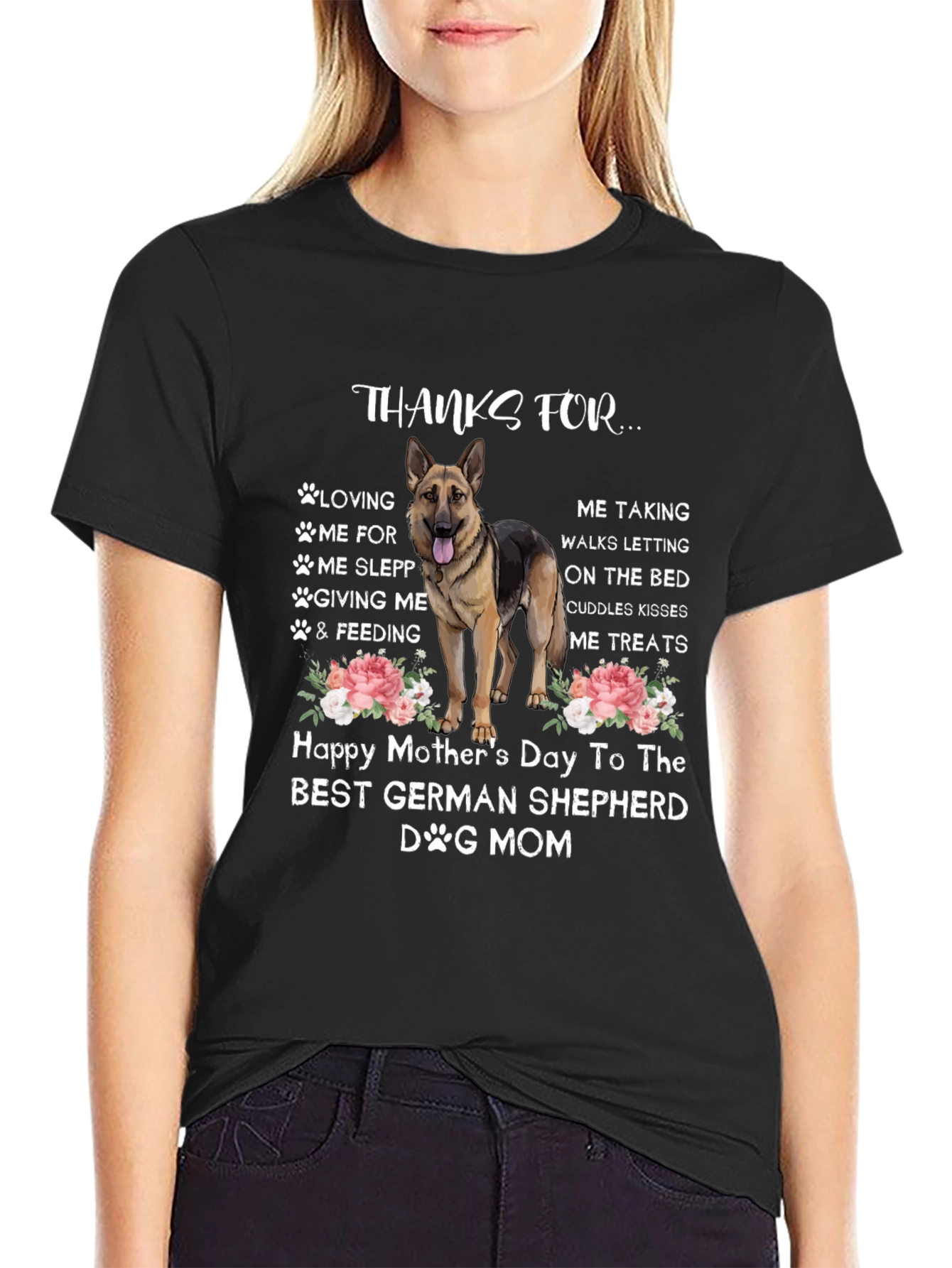 German Shepherd Dog Mom T-Shirt