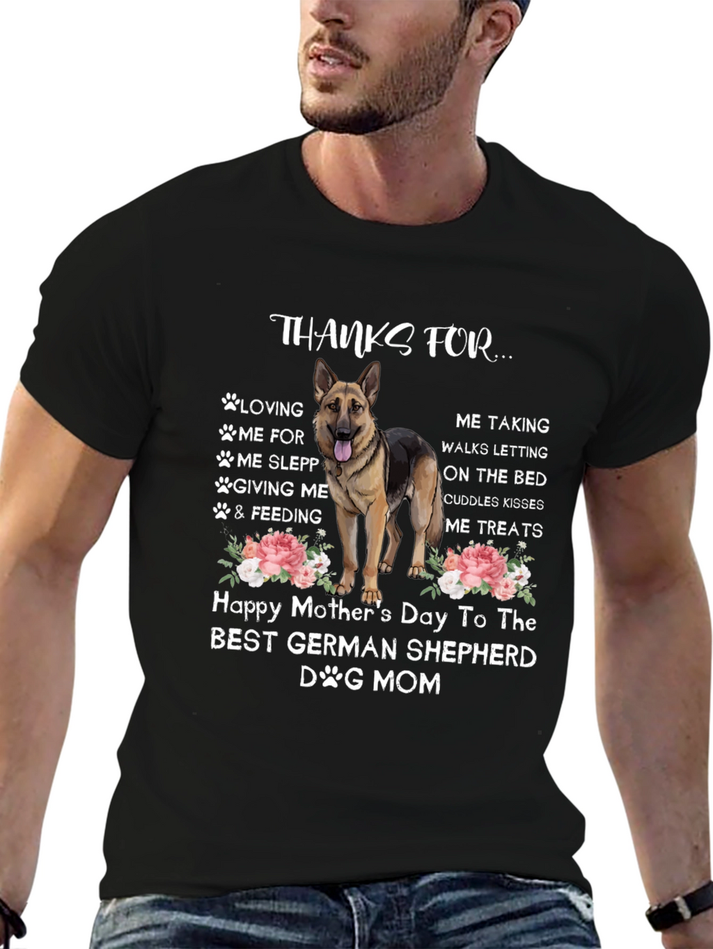 German Shepherd Dog Mom T-Shirt