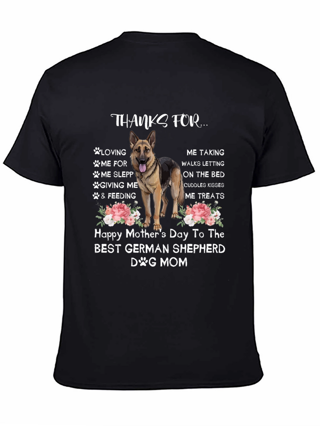 German Shepherd Dog Mom T-Shirt