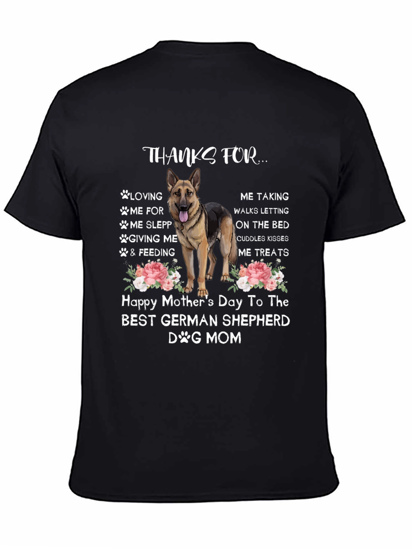 German Shepherd Dog Mom T-Shirt