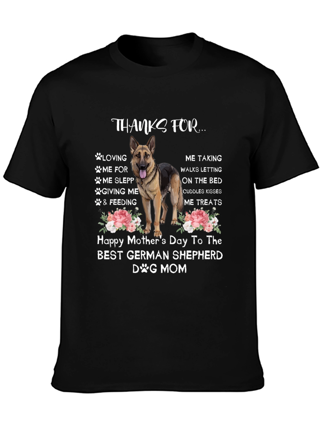 German Shepherd Dog Mom T-Shirt