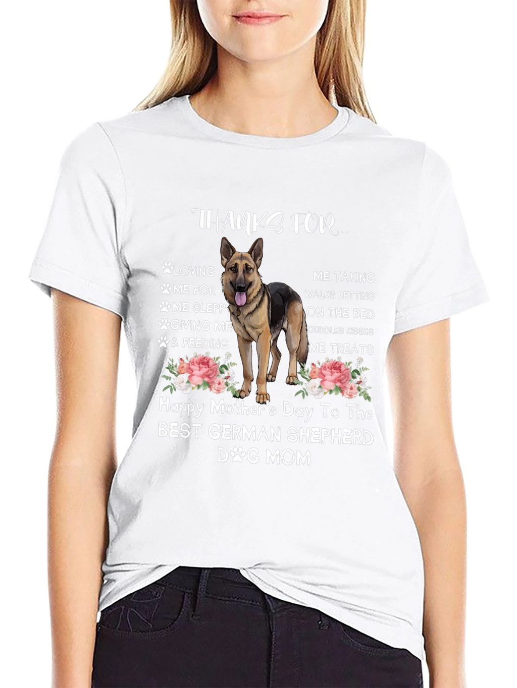 German Shepherd Dog Mom T-Shirt