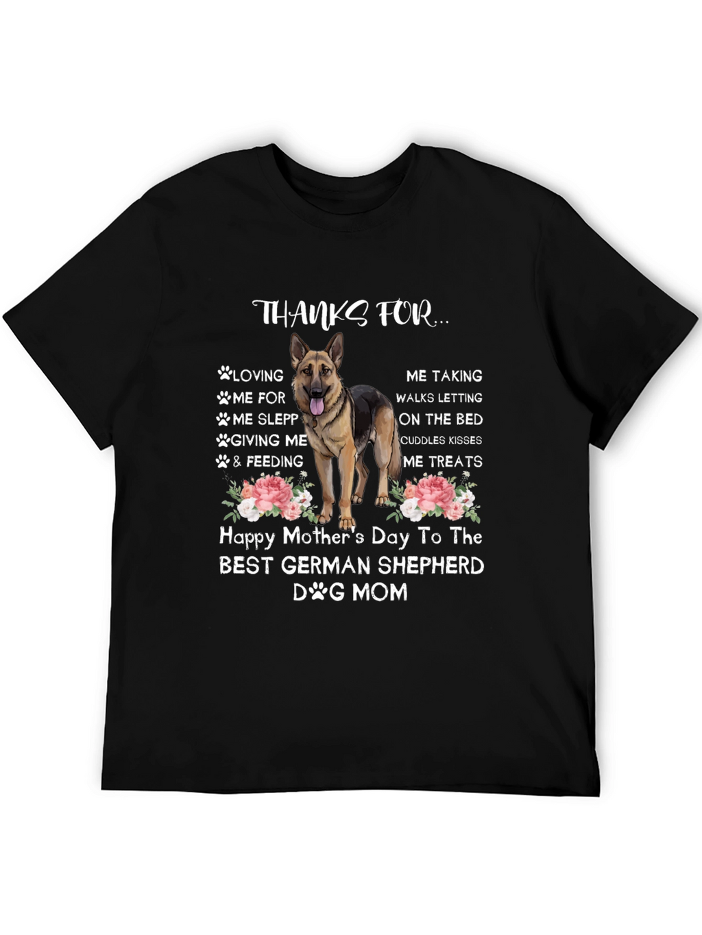 German Shepherd Dog Mom T-Shirt