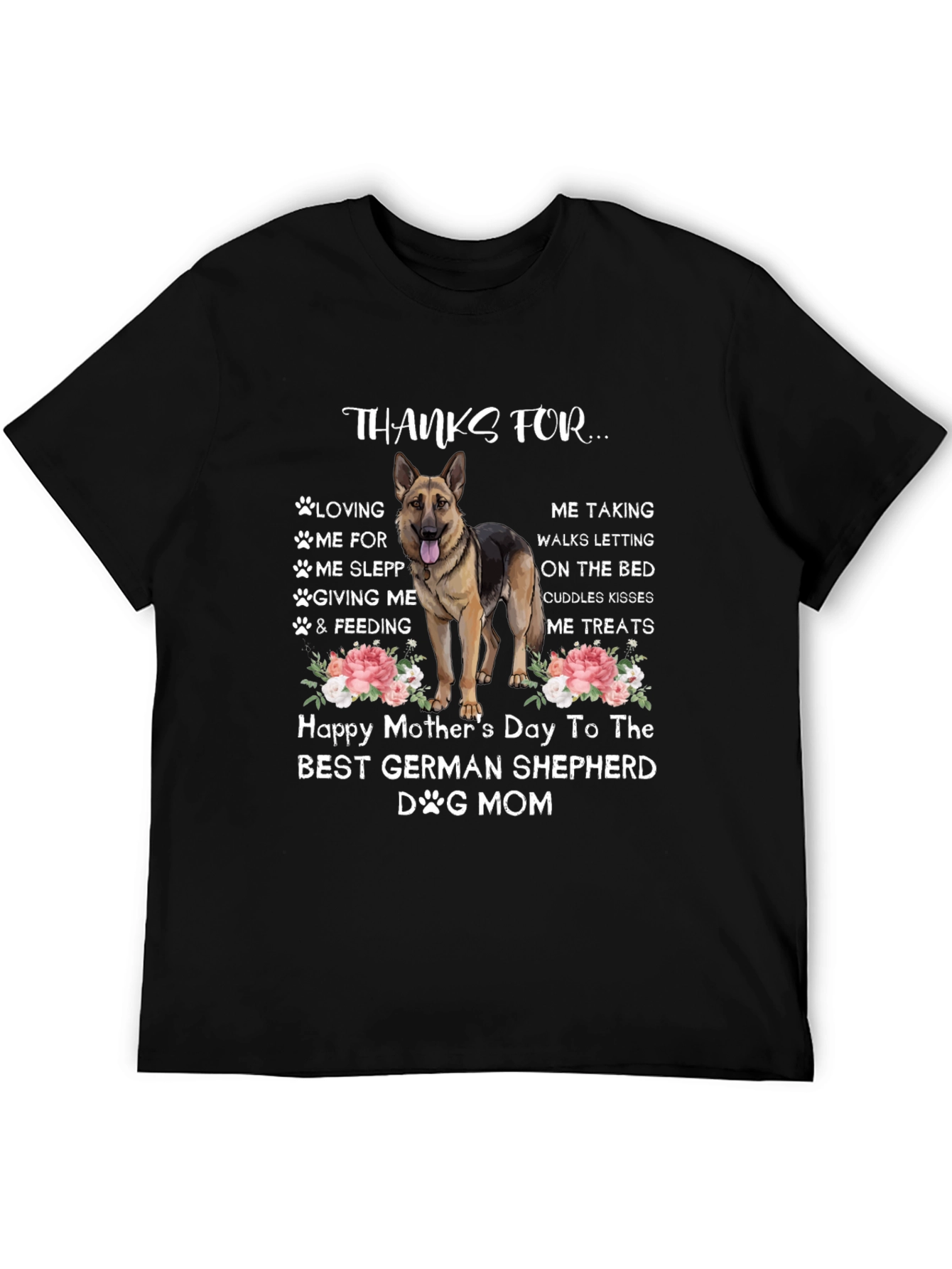 German Shepherd Dog Mom T-Shirt