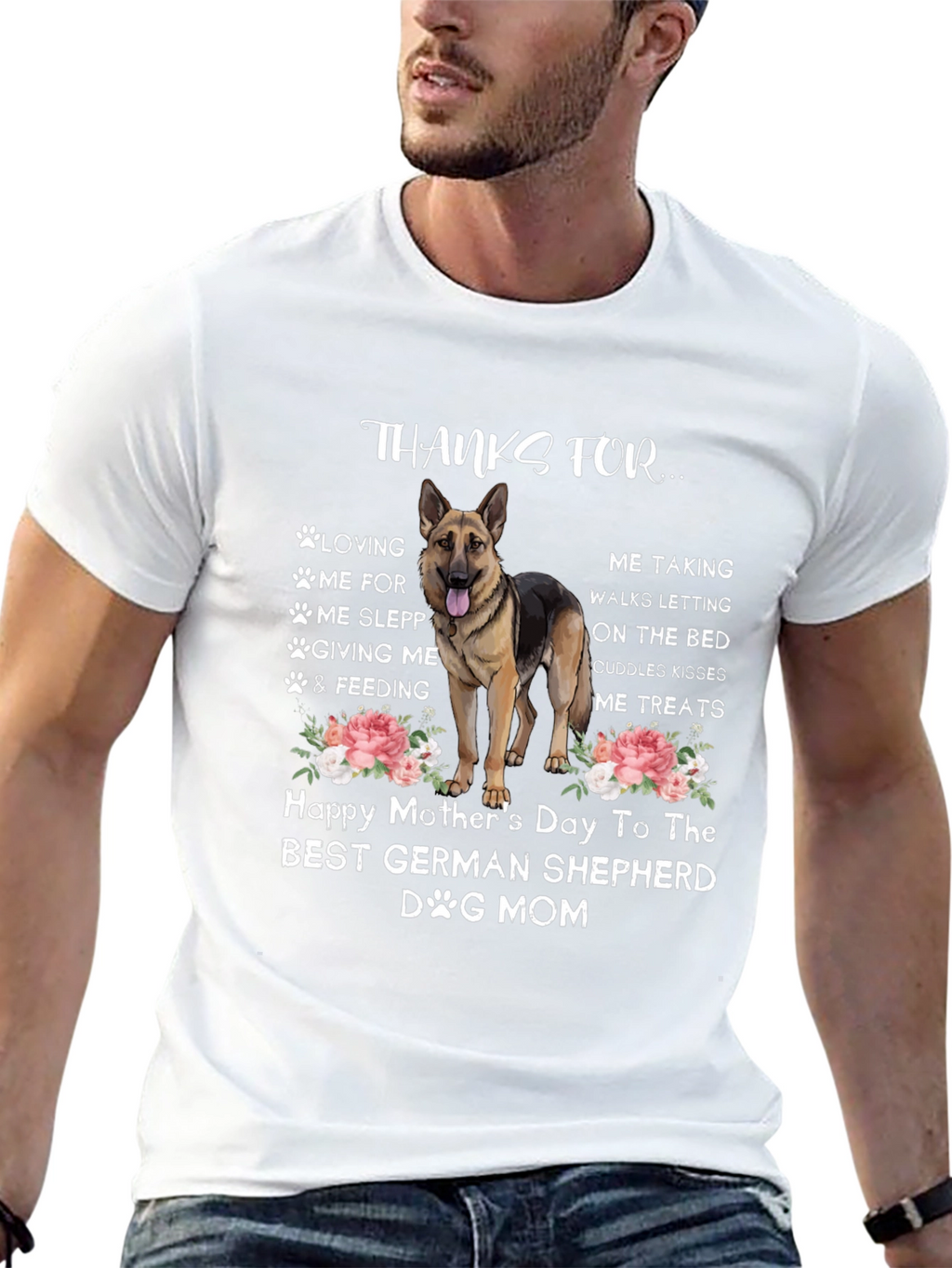 German Shepherd Dog Mom T-Shirt