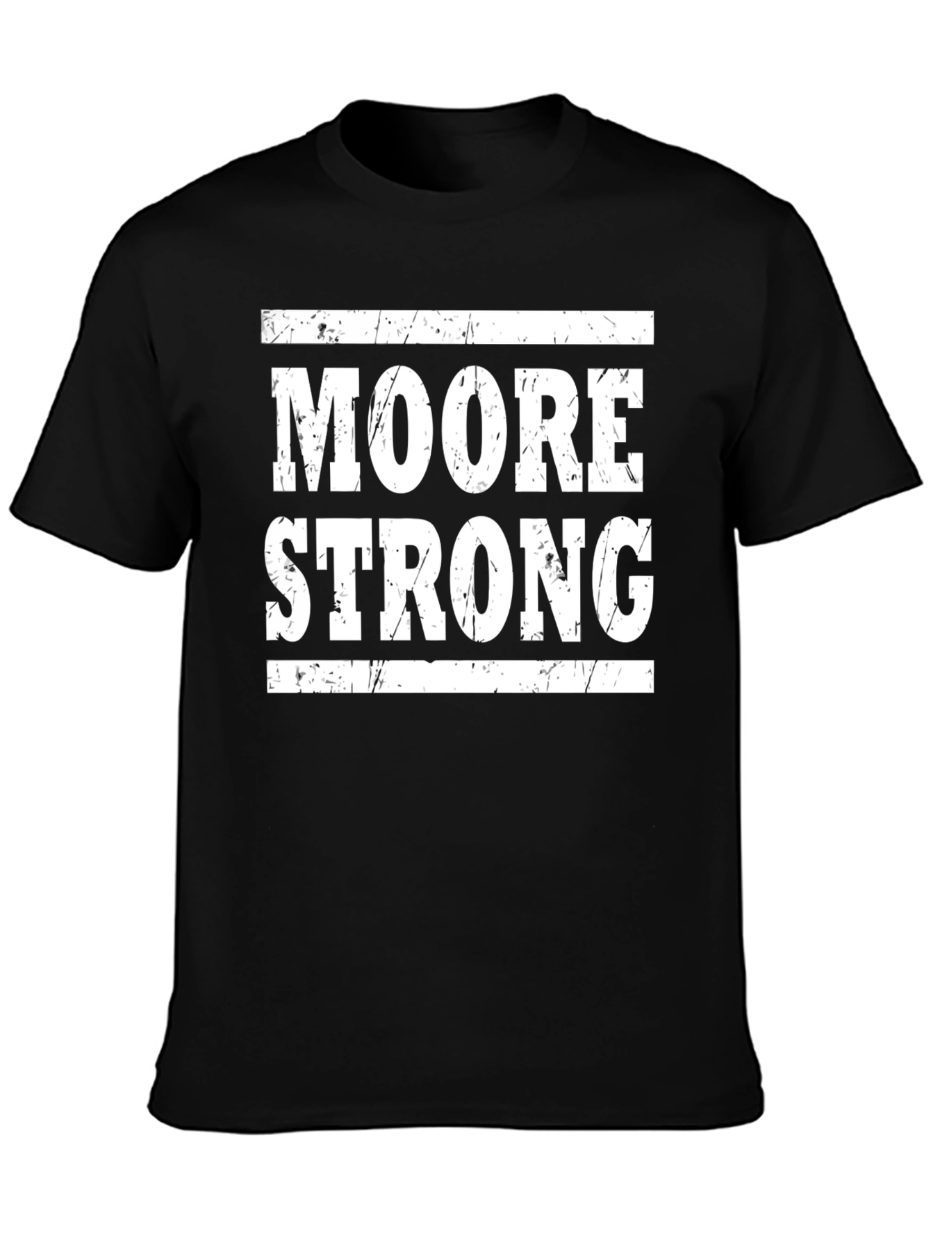 Moore Strong Black Graphic T-Shirt