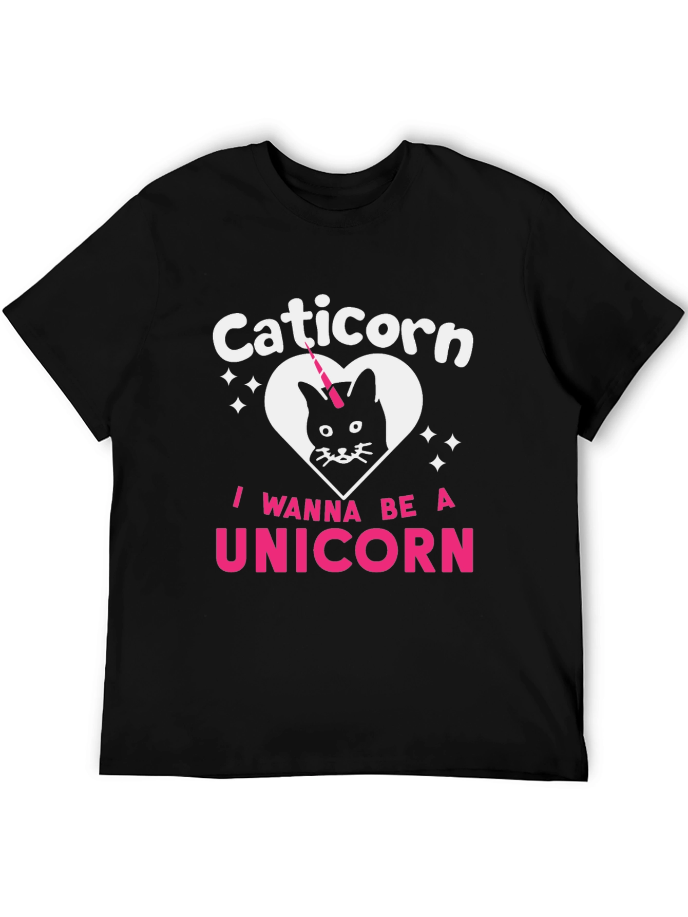 Caticorn T-Shirt - I Wanna Be A Unicorn Tee