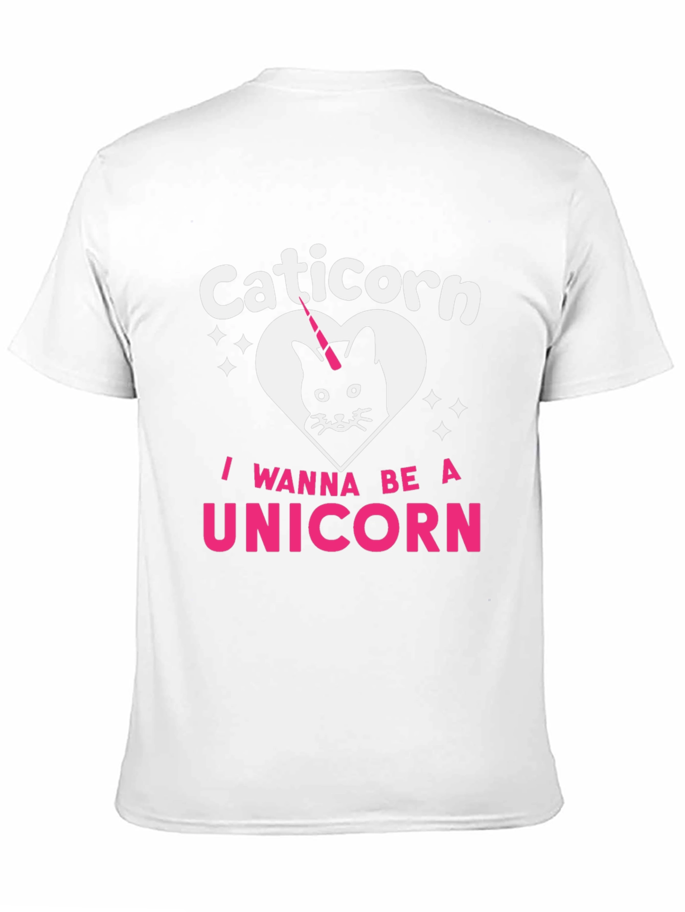 Caticorn T-Shirt - I Wanna Be A Unicorn Tee