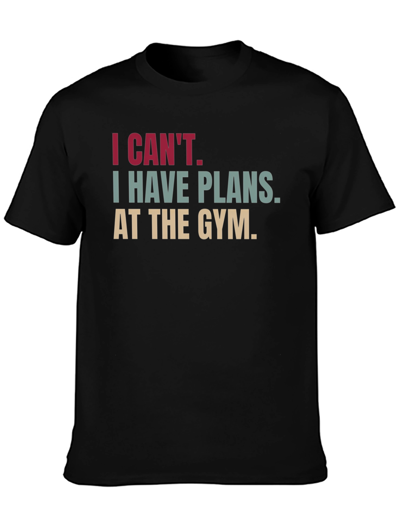 Gym Plans T-Shirt - Workout Motivation Tee