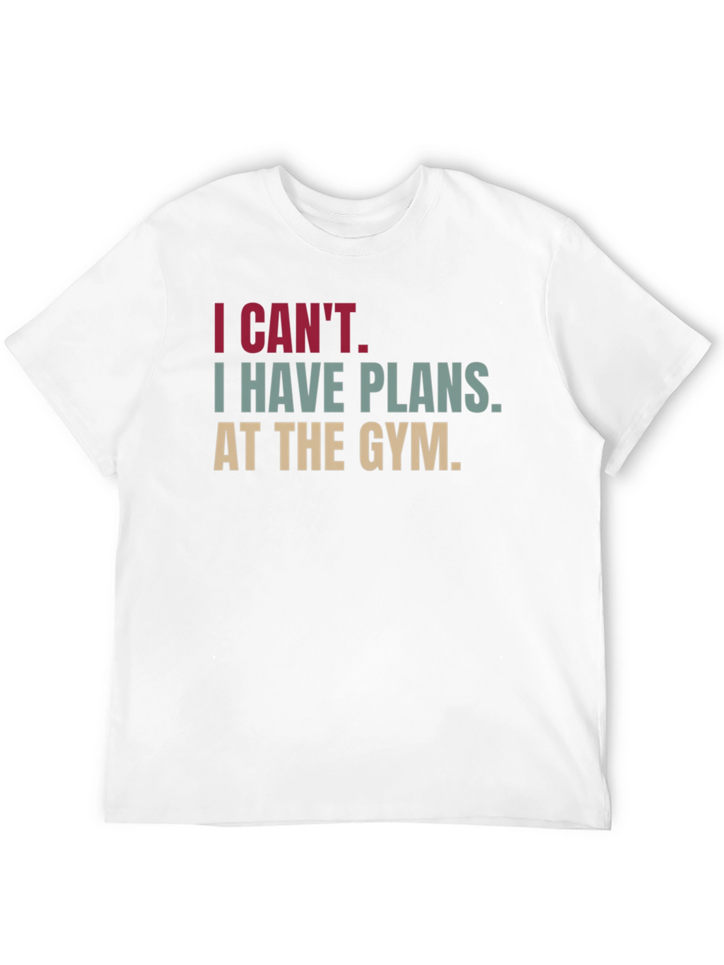 Gym Plans T-Shirt - Workout Motivation Tee