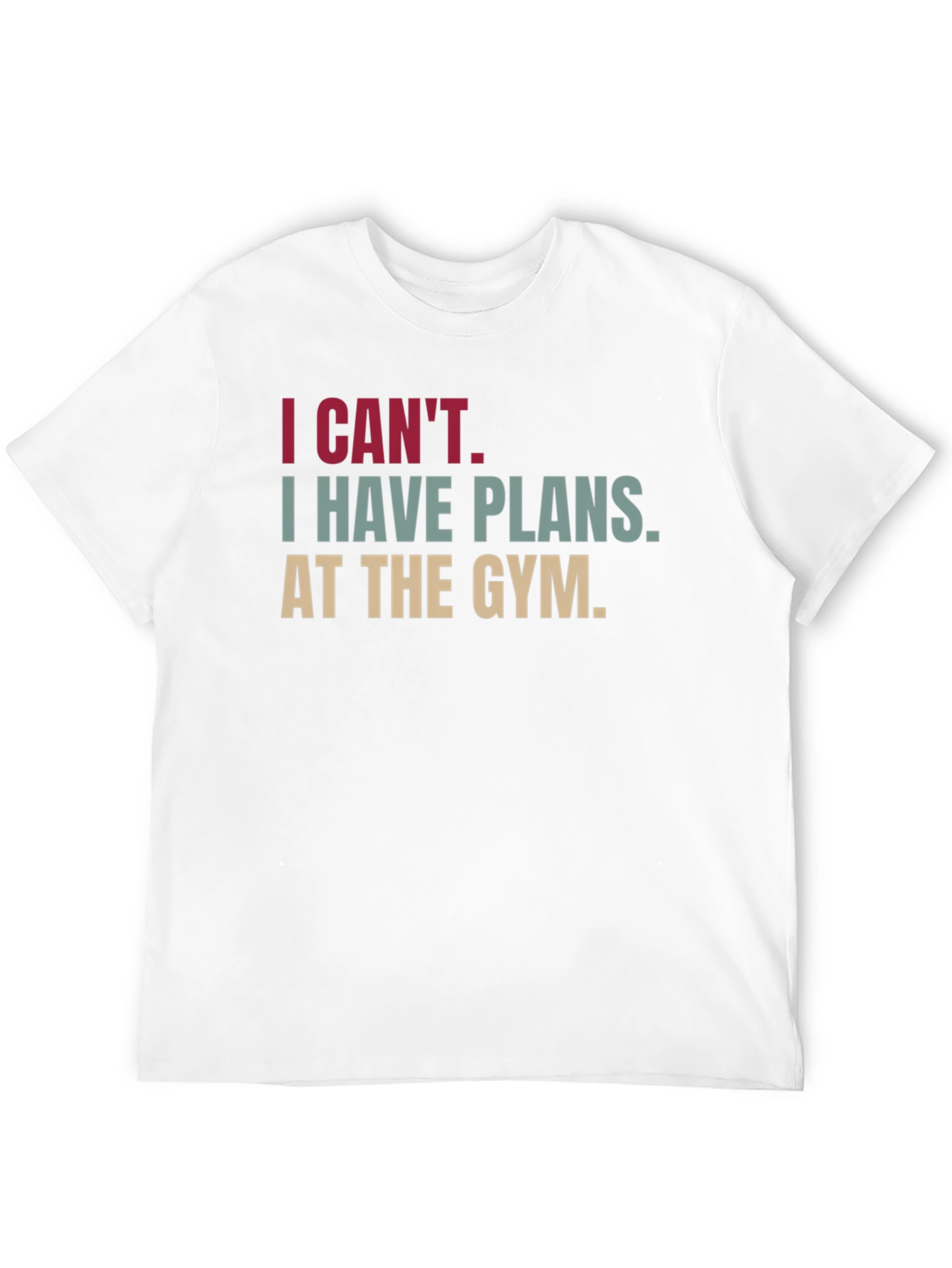 Gym Plans T-Shirt - Workout Motivation Tee