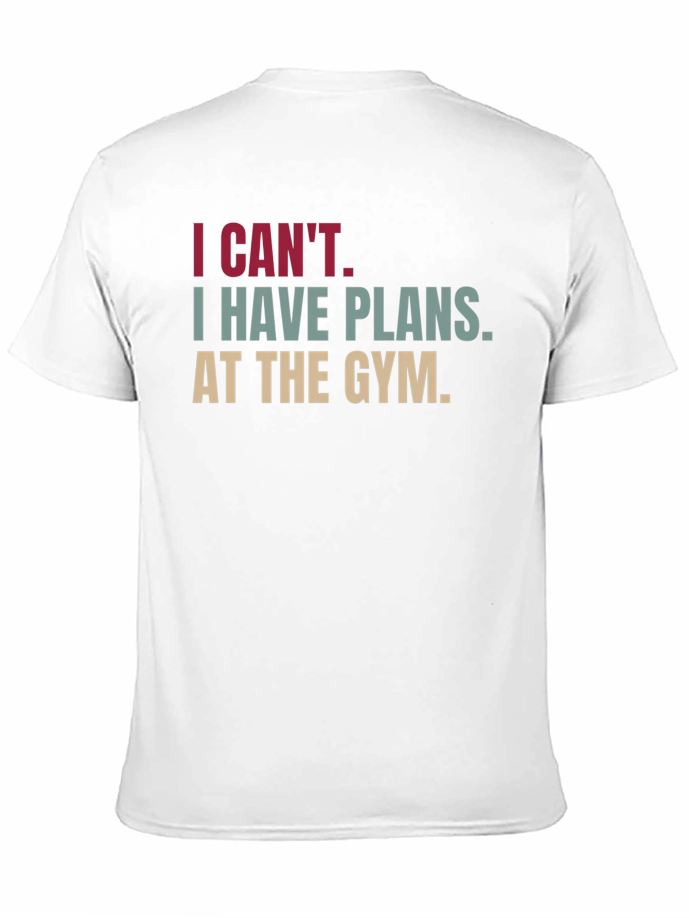 Gym Plans T-Shirt - Workout Motivation Tee