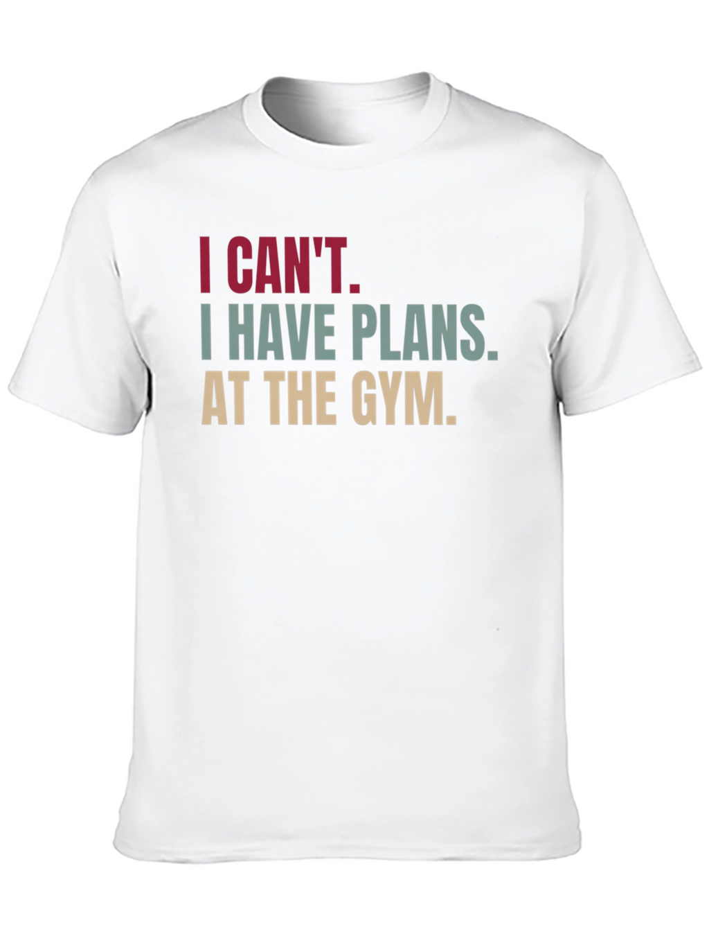 Gym Plans T-Shirt - Workout Motivation Tee
