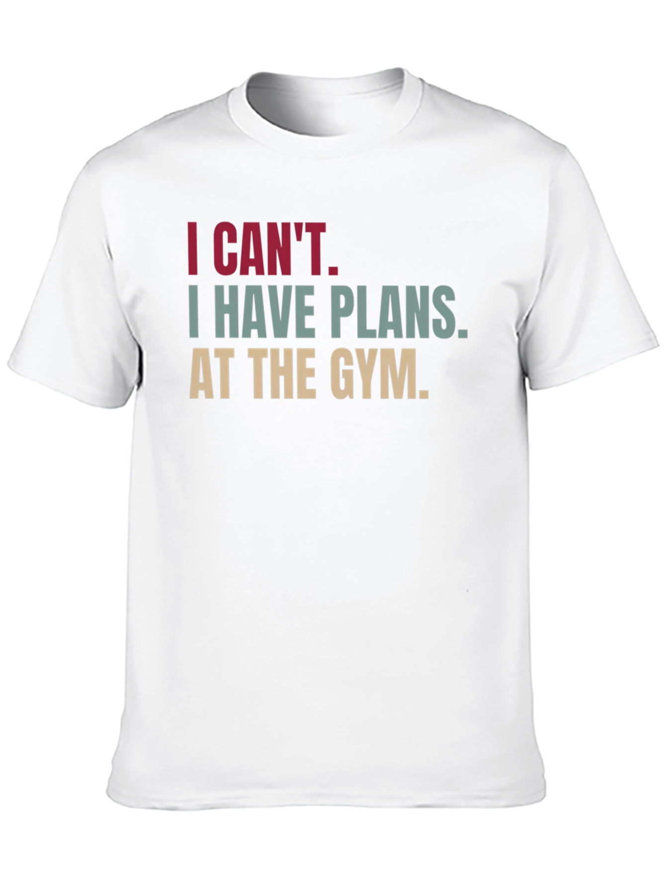 Gym Plans T-Shirt - Workout Motivation Tee