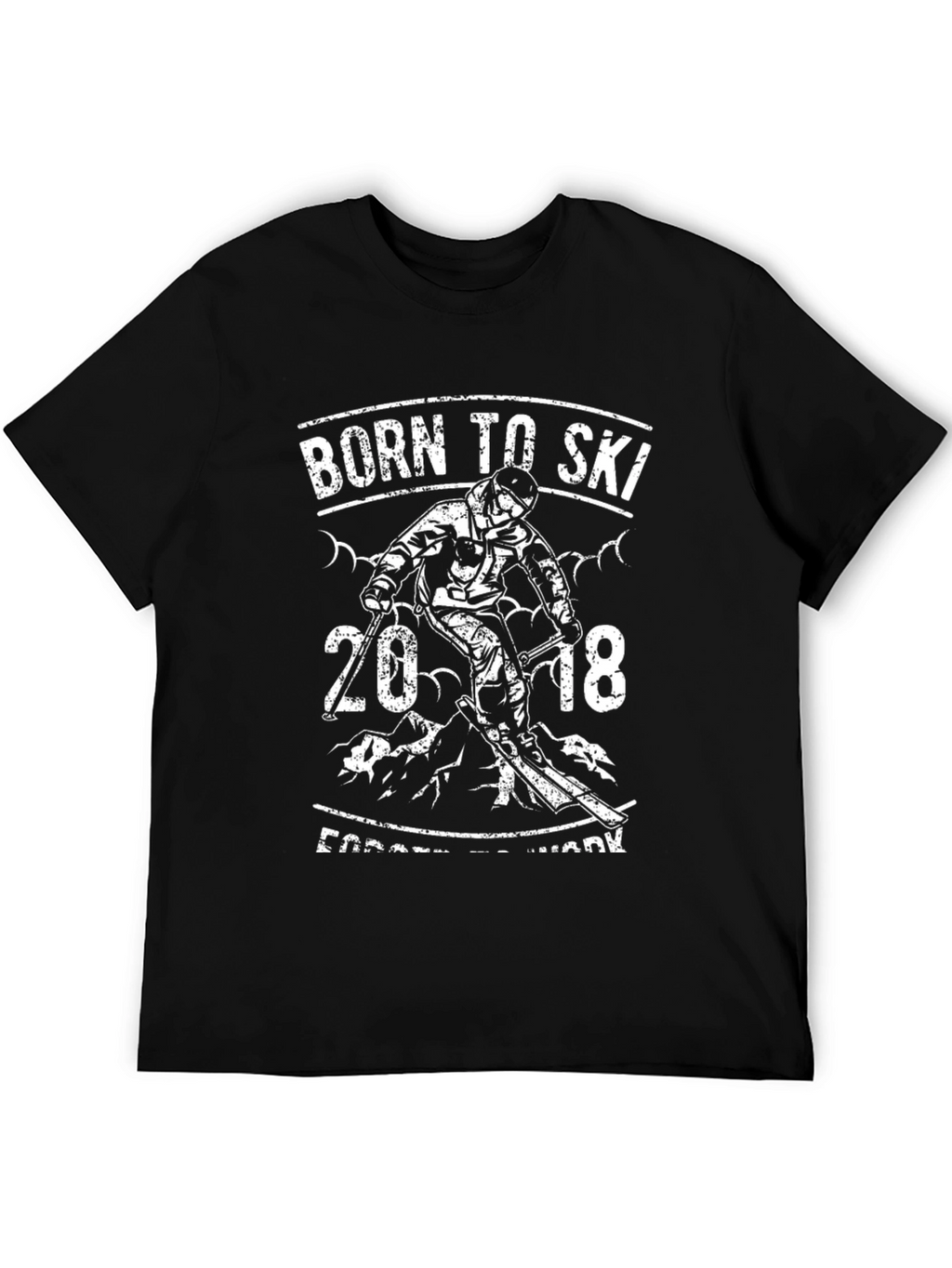 Born to Ski T-Shirt - 2018 Skiing Tee