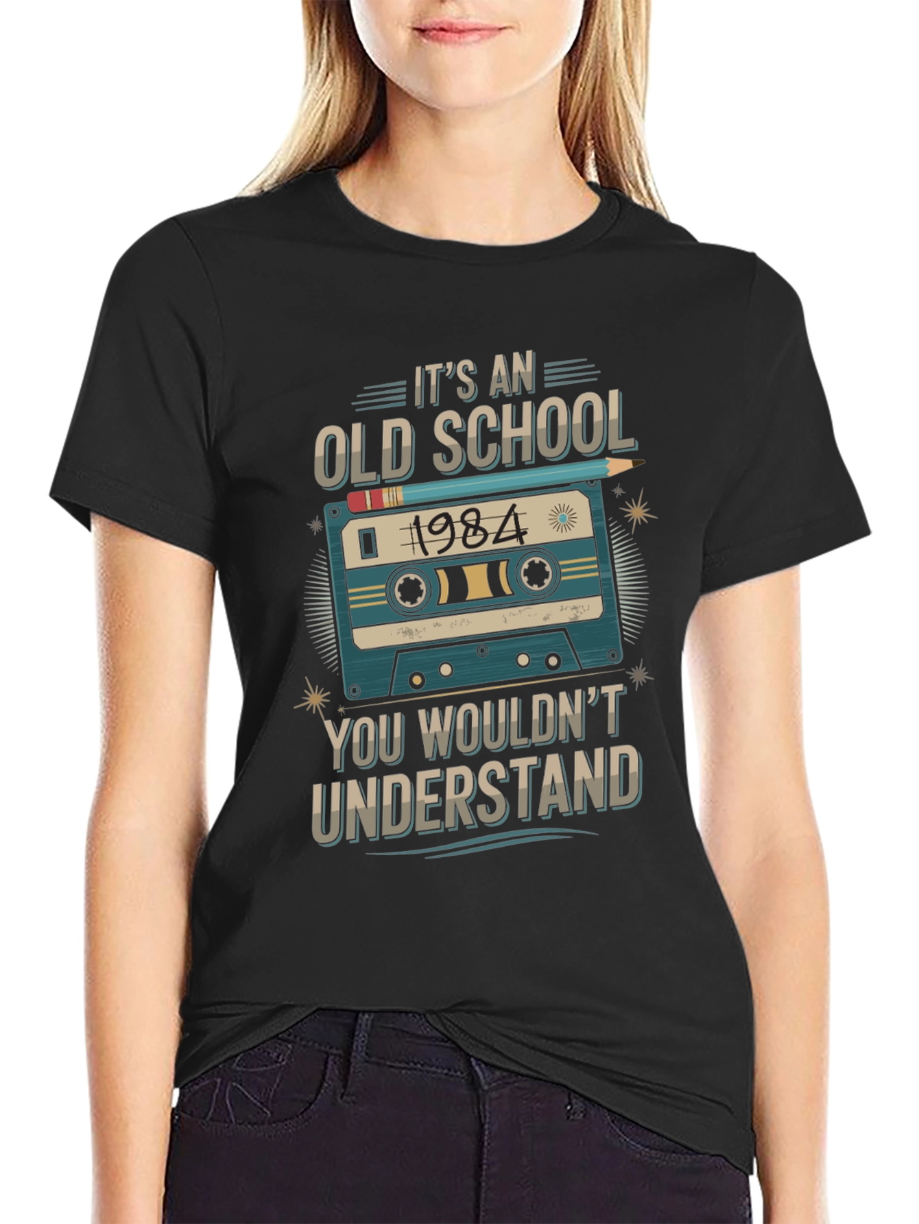 Vintage 1984 Cassette Tape T-Shirt