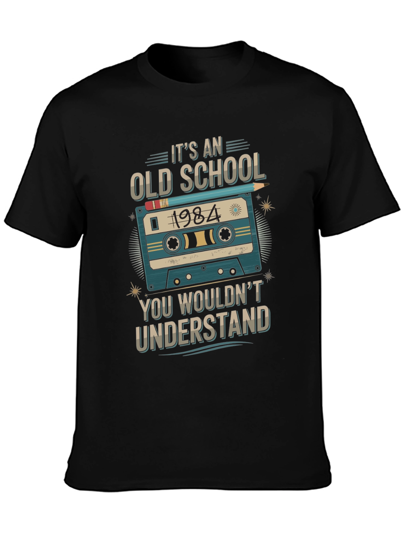Vintage 1984 Cassette Tape T-Shirt