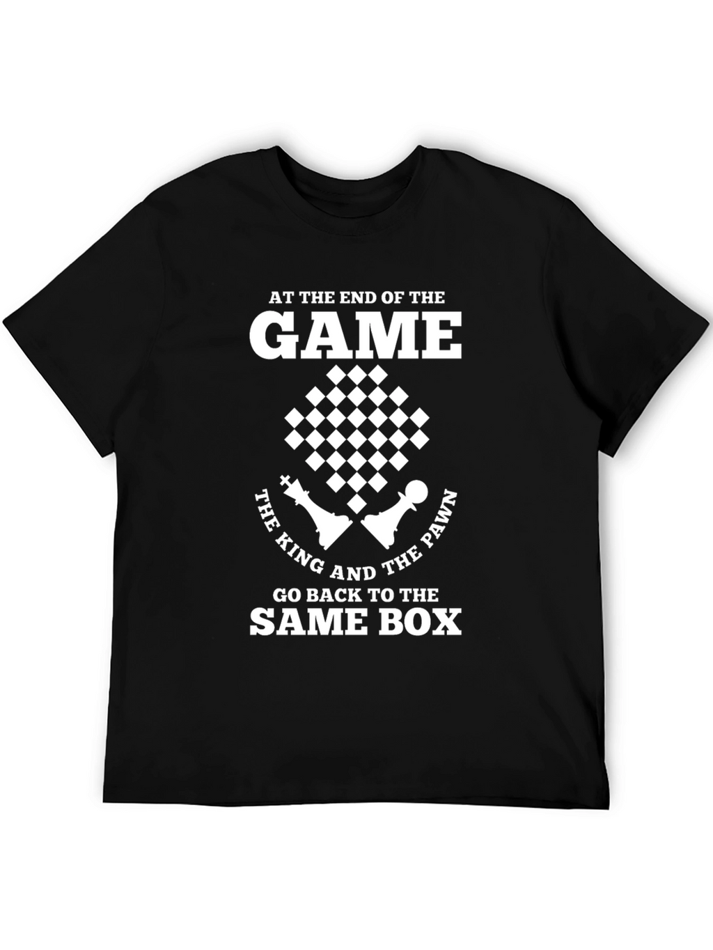 Chess Game T-Shirt: King and Pawn