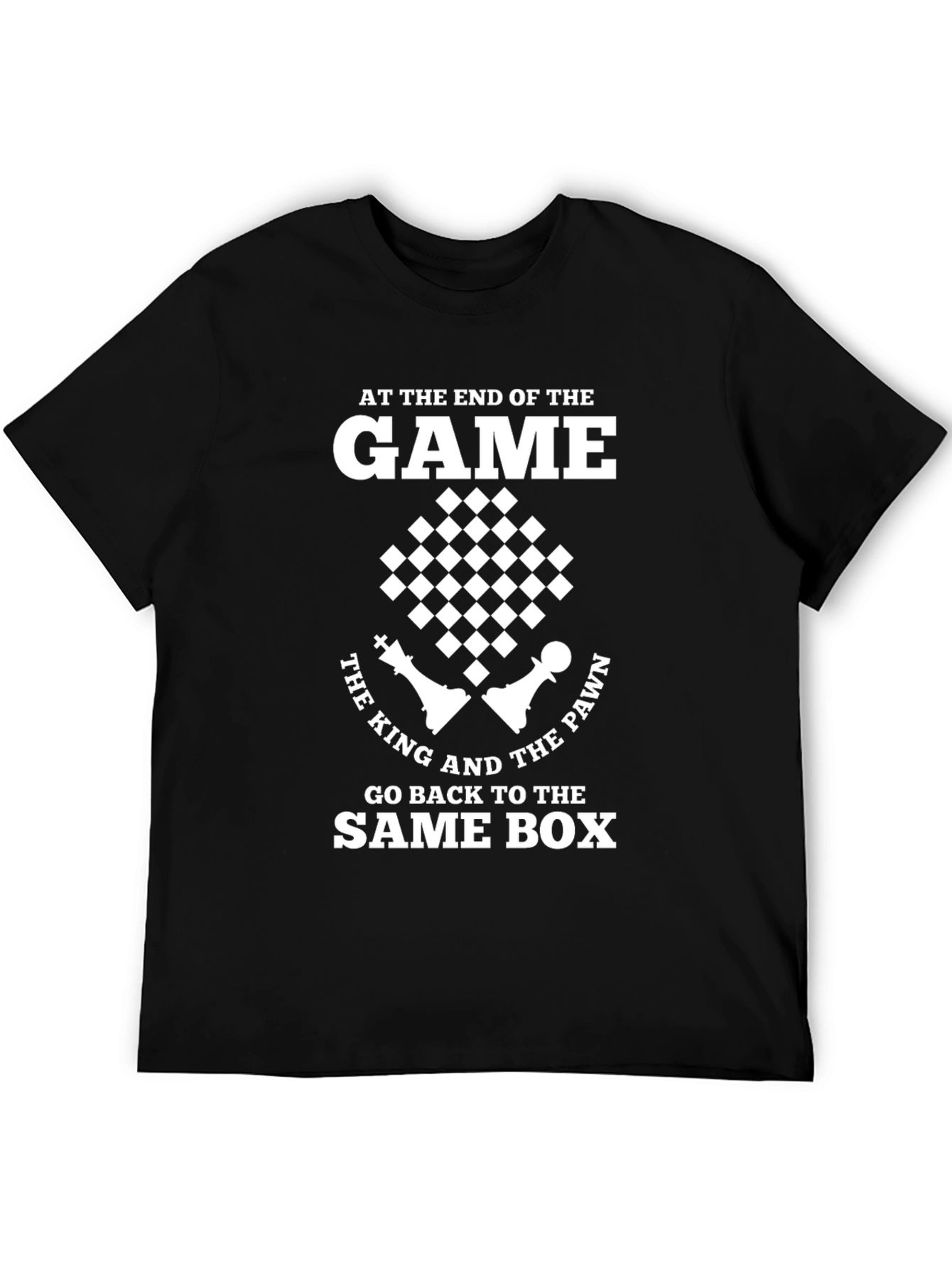 Chess Game T-Shirt: King and Pawn