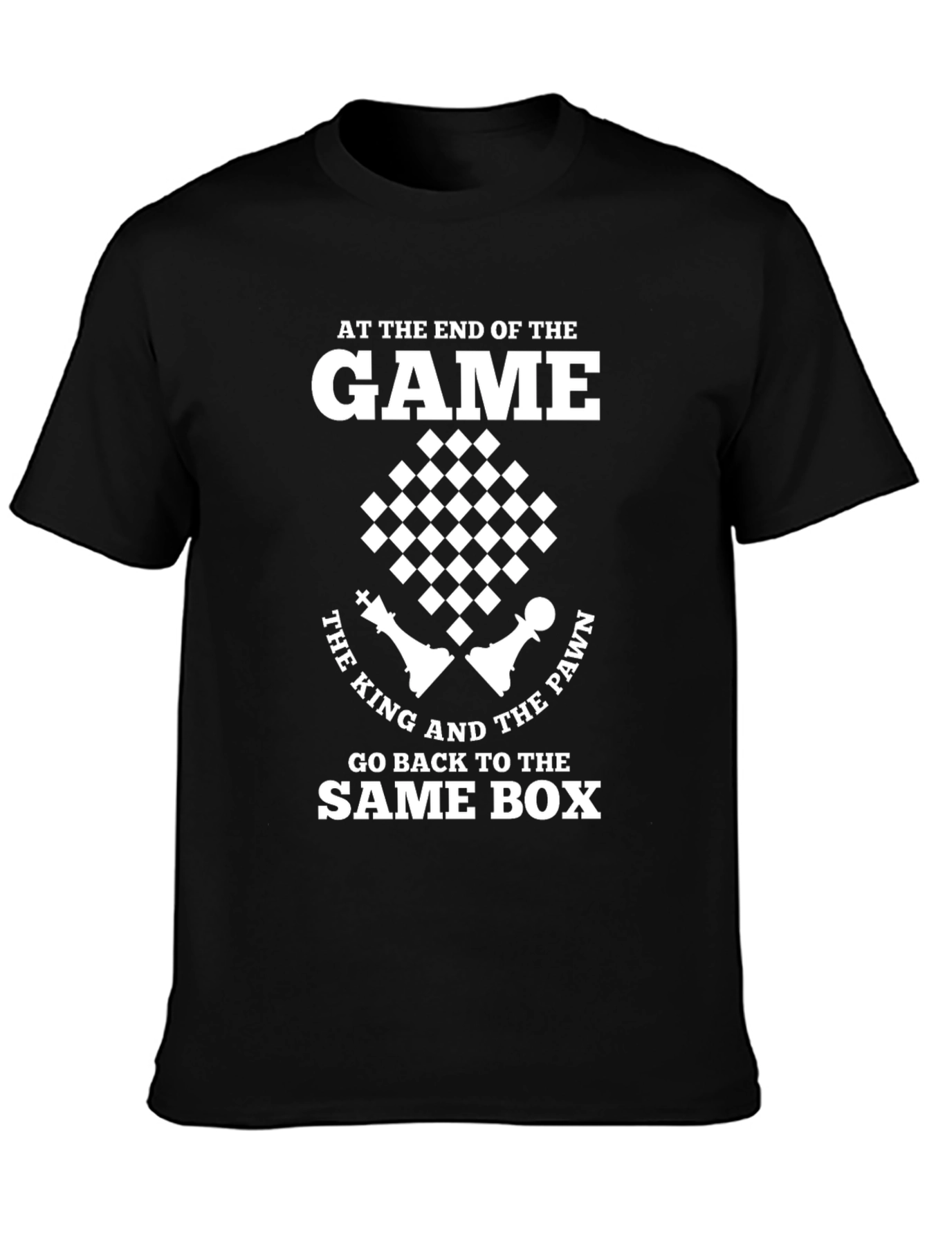 Chess Game T-Shirt: King and Pawn