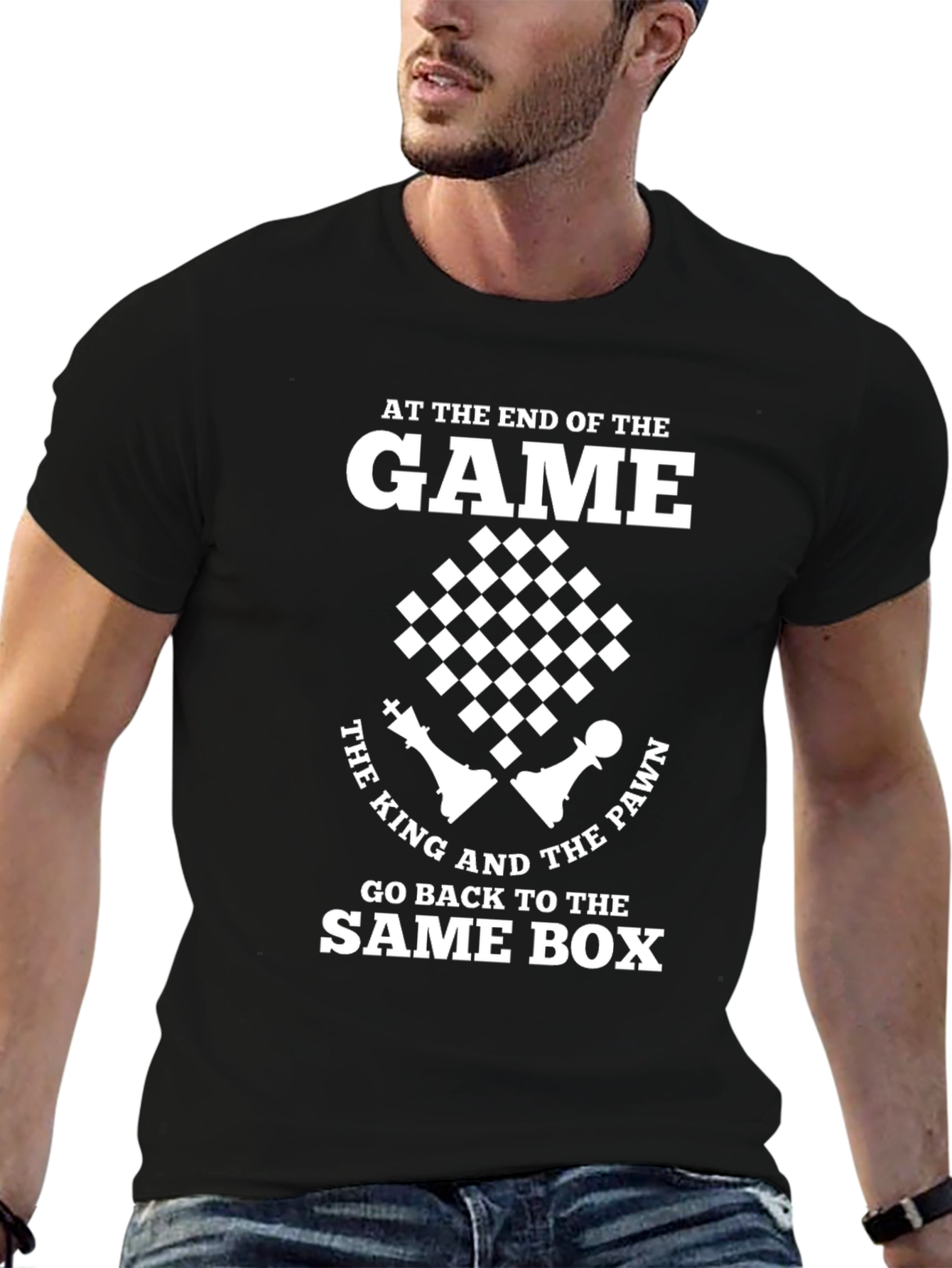 Chess Game T-Shirt: King and Pawn