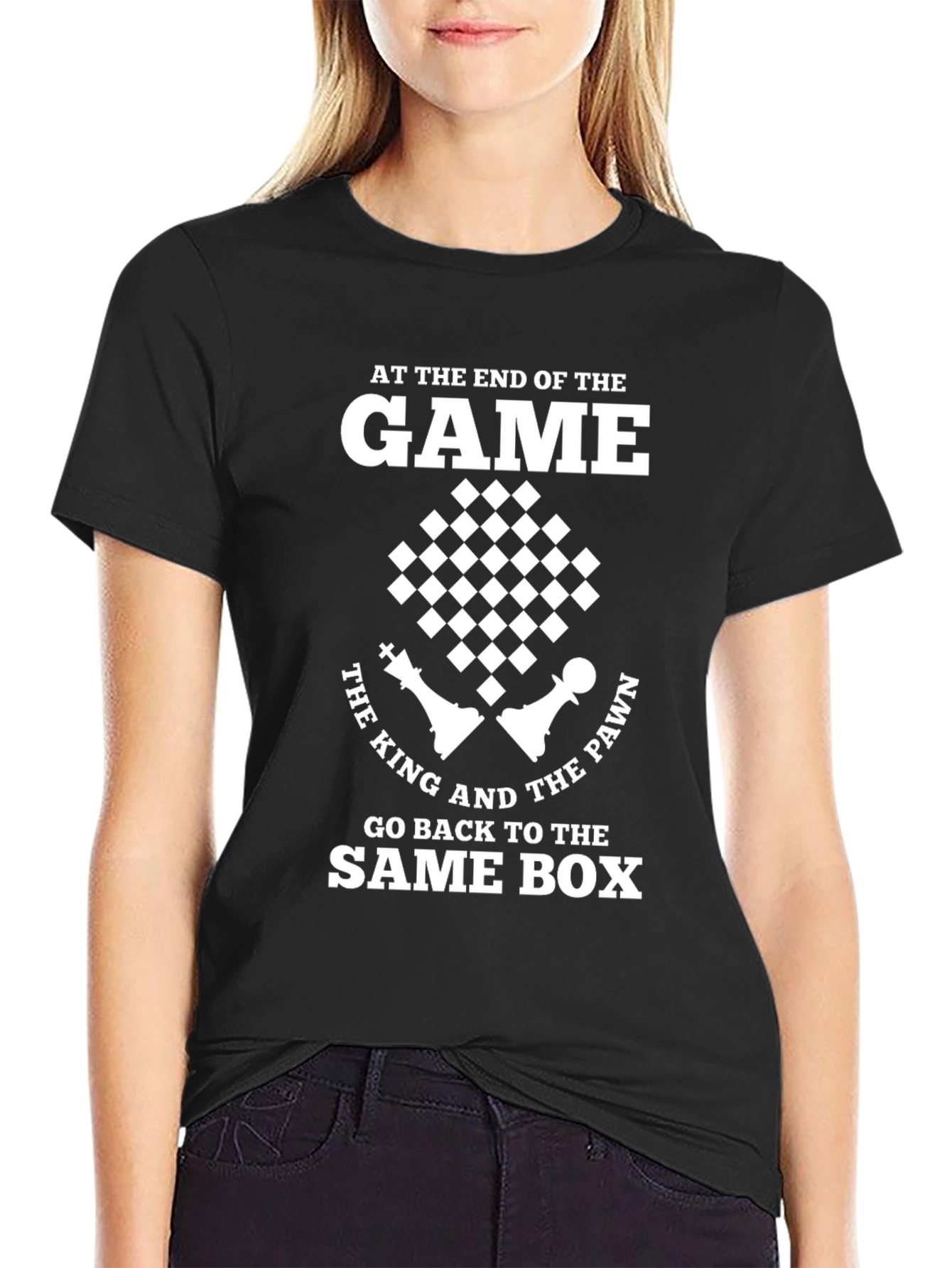 Chess Game T-Shirt: King and Pawn