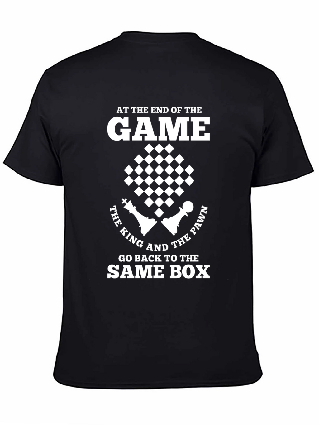 Chess Game T-Shirt: King and Pawn