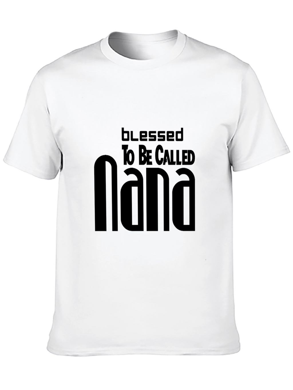 Blessed Nana Black Tee