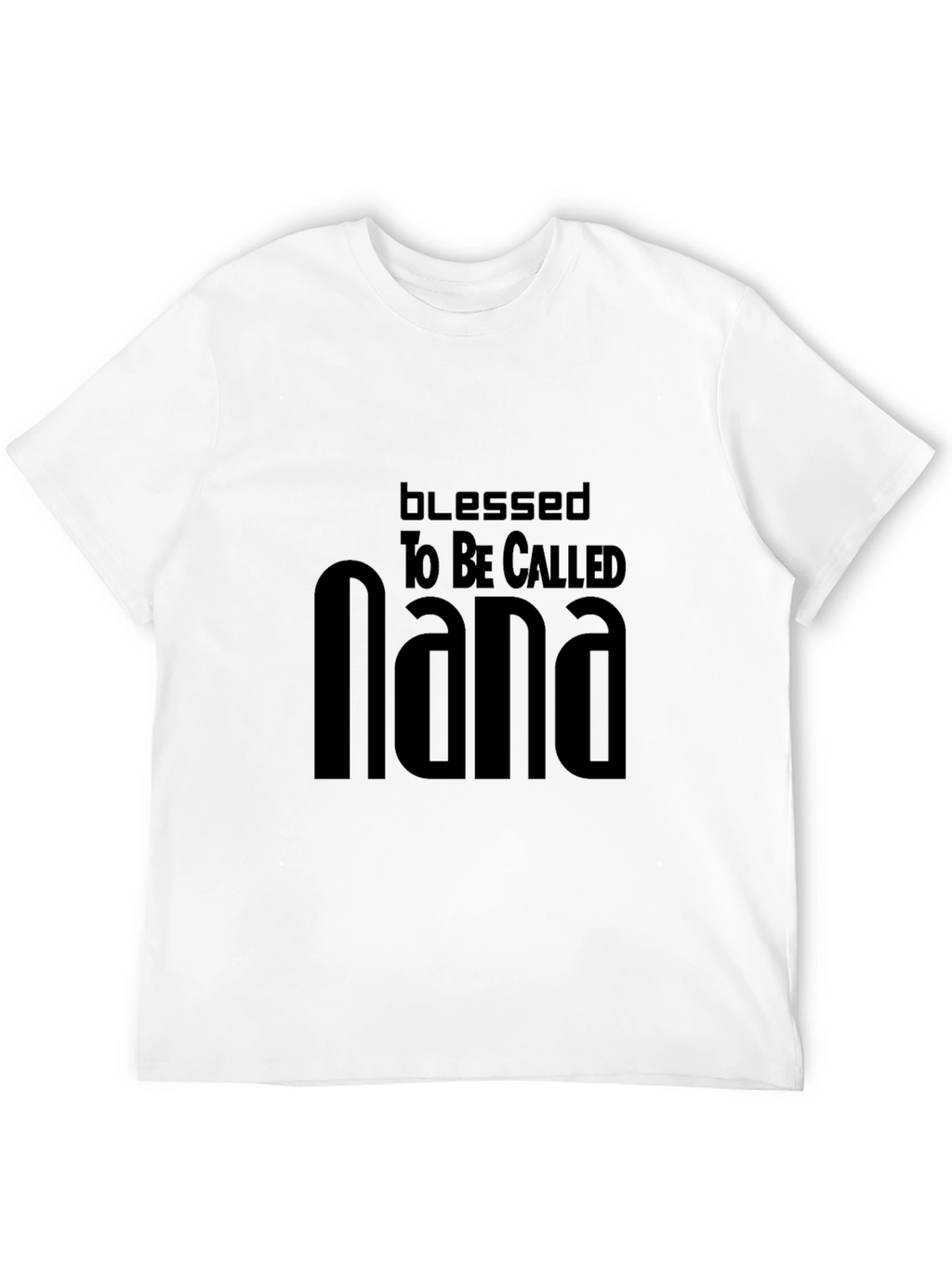 Blessed Nana Black Tee