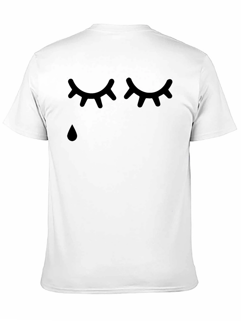 Sad Eyes Graphic T-Shirt - Black