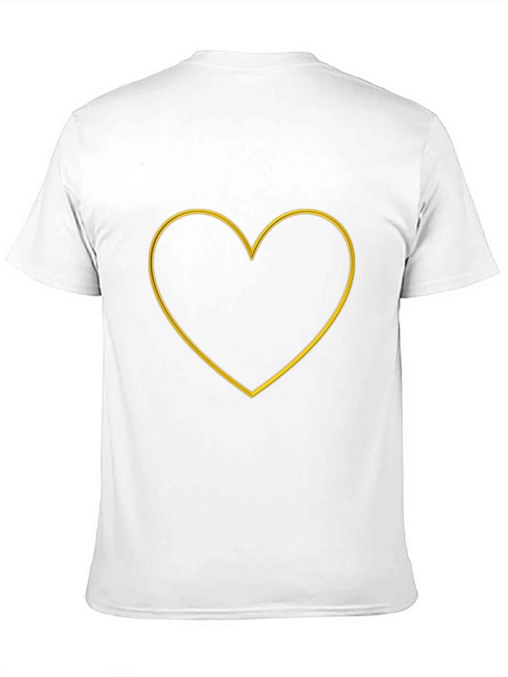 Heart Outline Graphic Tee - Stylish Casual Wear