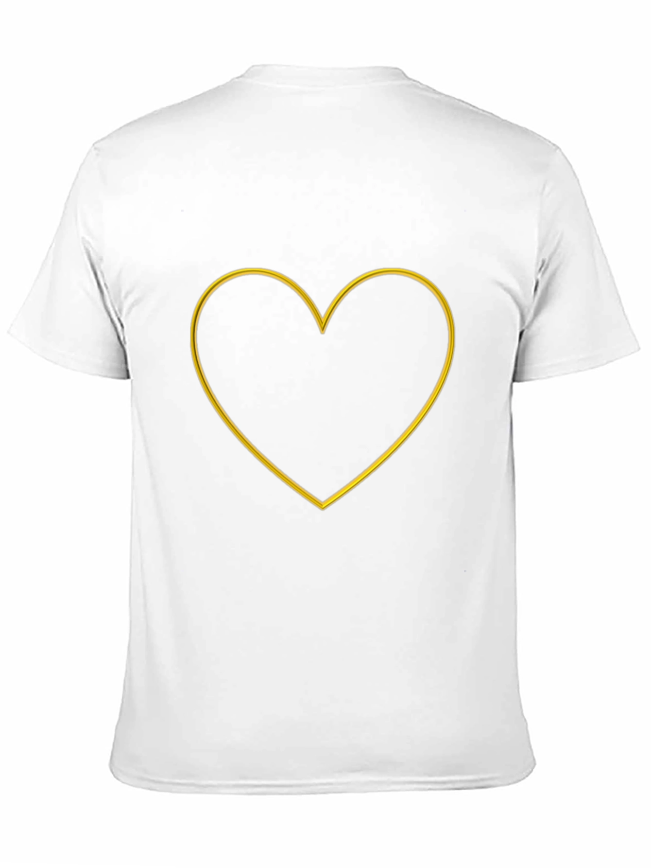 Heart Outline Graphic Tee - Stylish Casual Wear