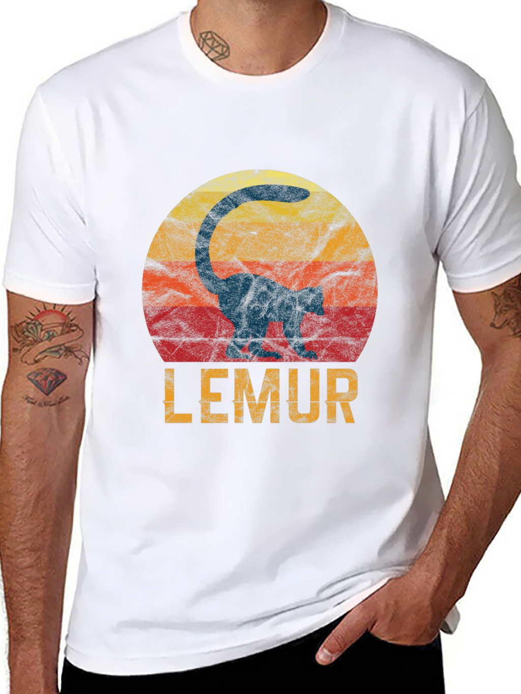 Retro Lemur T-Shirt
