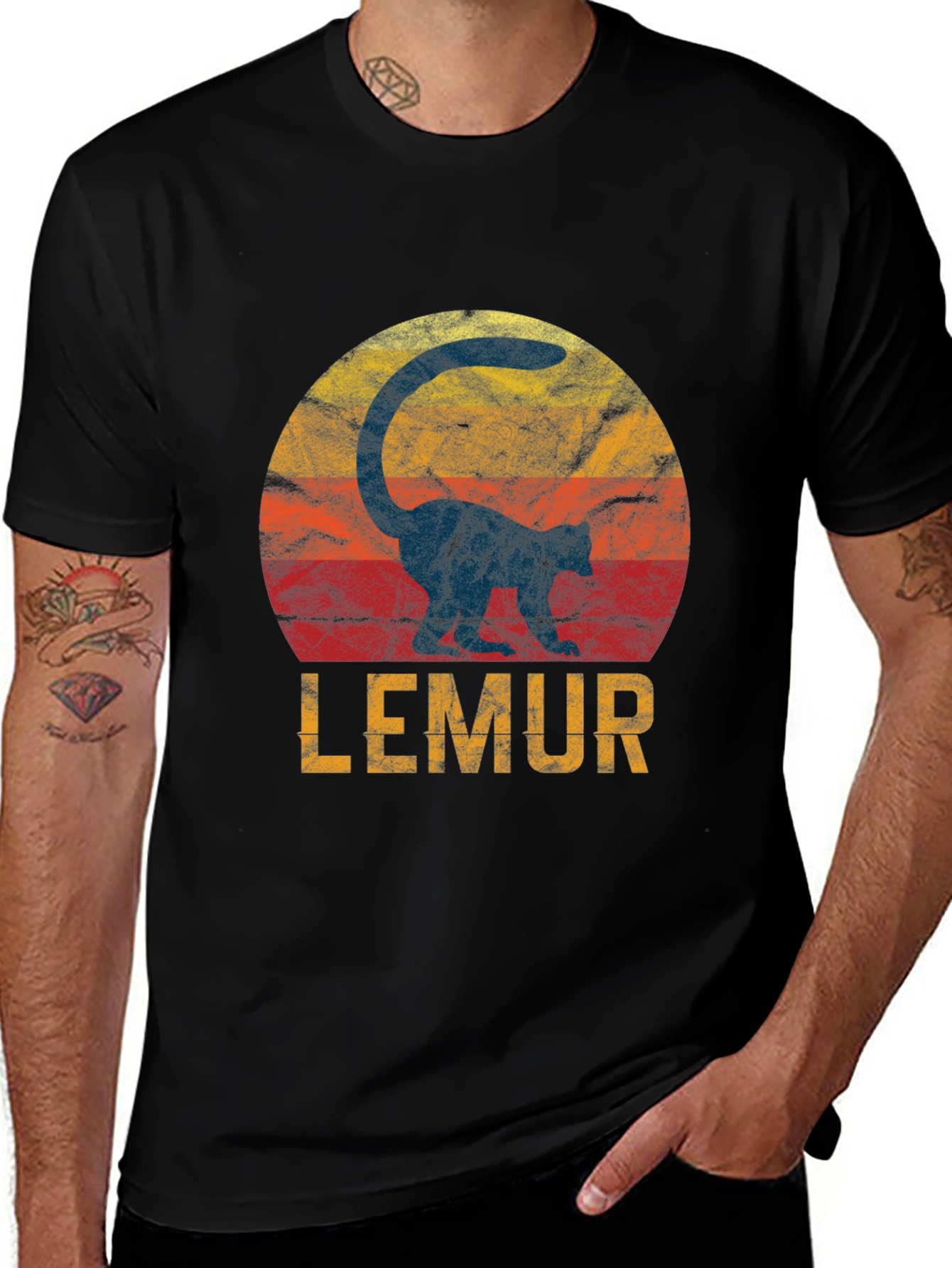 Retro Lemur T-Shirt