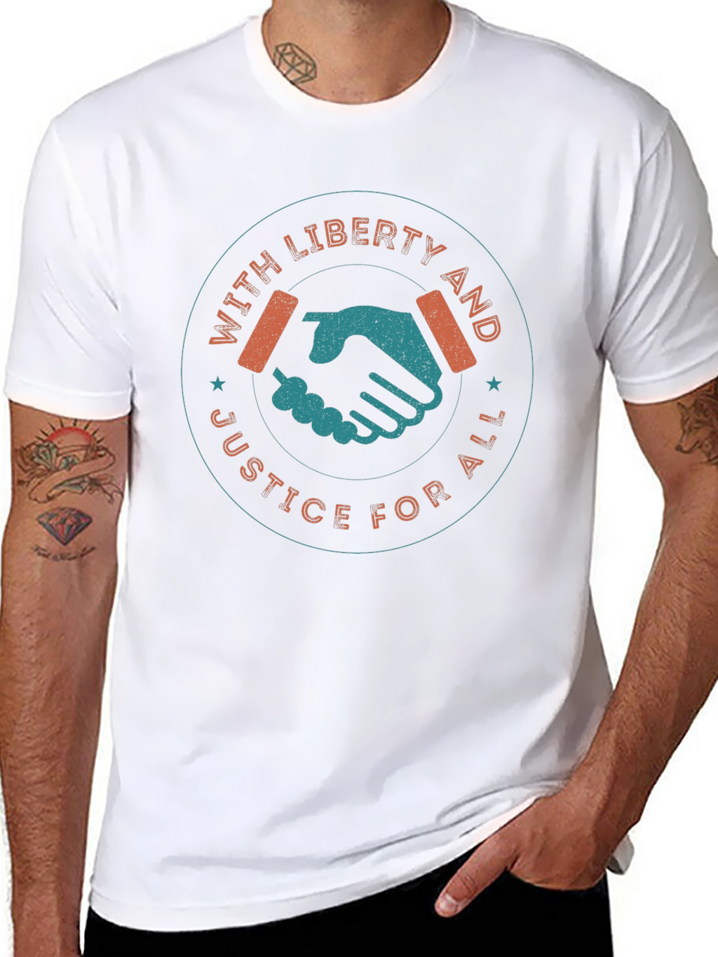 Liberty and Justice for All Graphic Tee