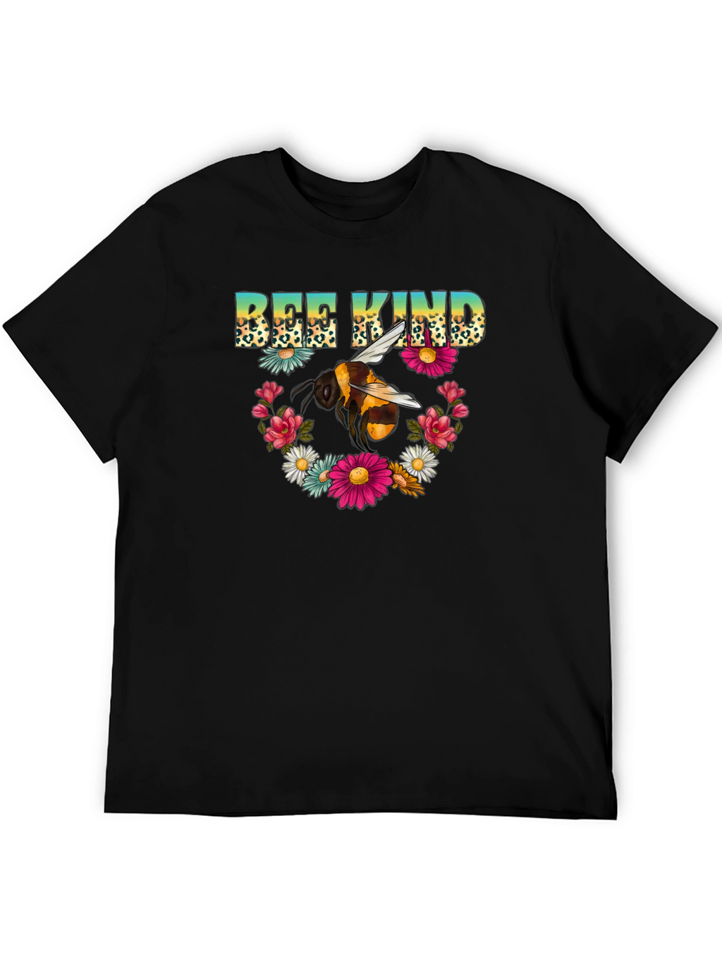 Bee Kind Floral T-Shirt - Graphic Tee